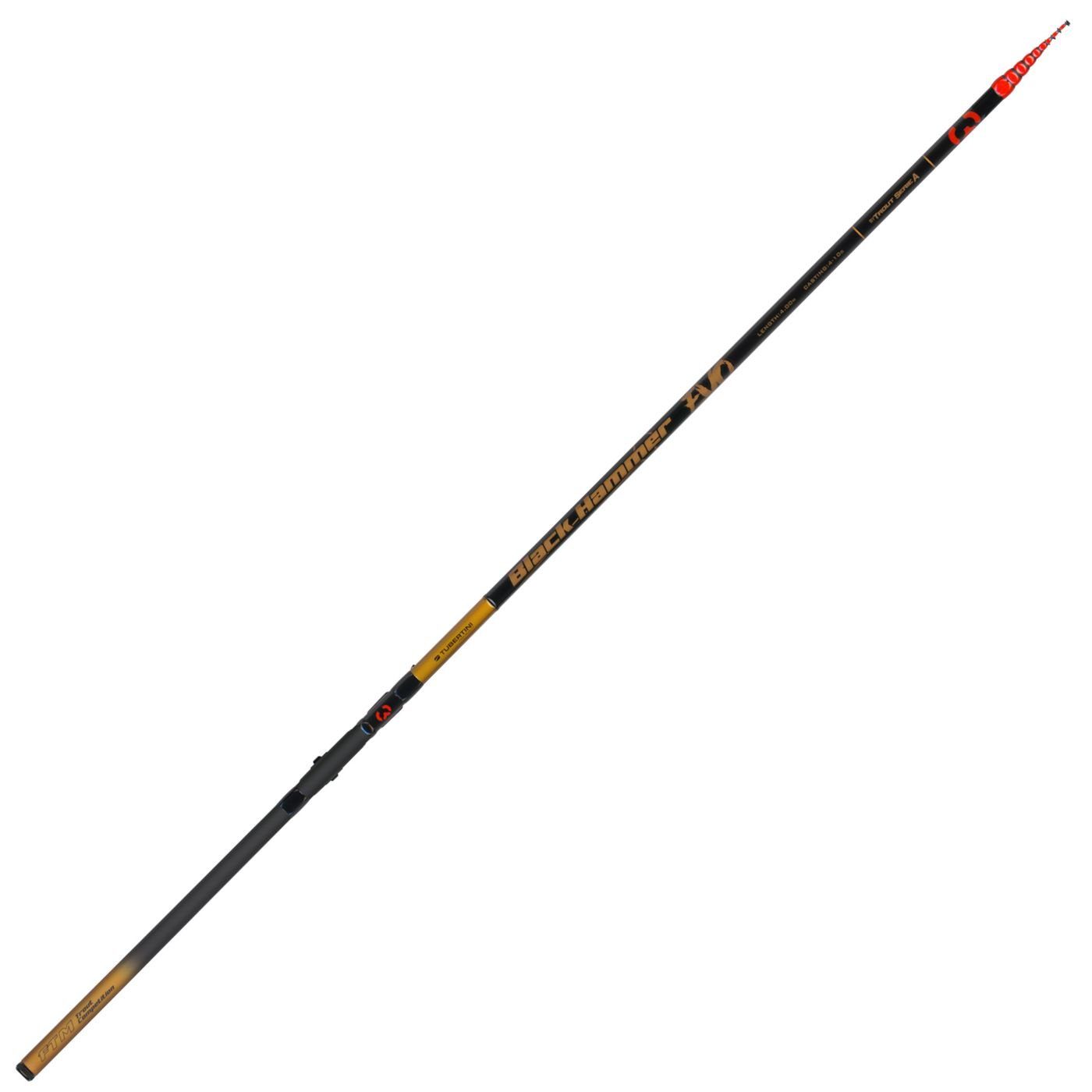 Tubertini Forellenrute Black Hammer Evo 3 / 4,00m 4-10g - Forellenrute