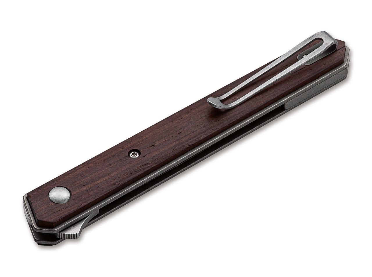 Taschenmesser Plus Lock Clip Einhandmesser Air Kwaiken Cocobolo Liner Böker