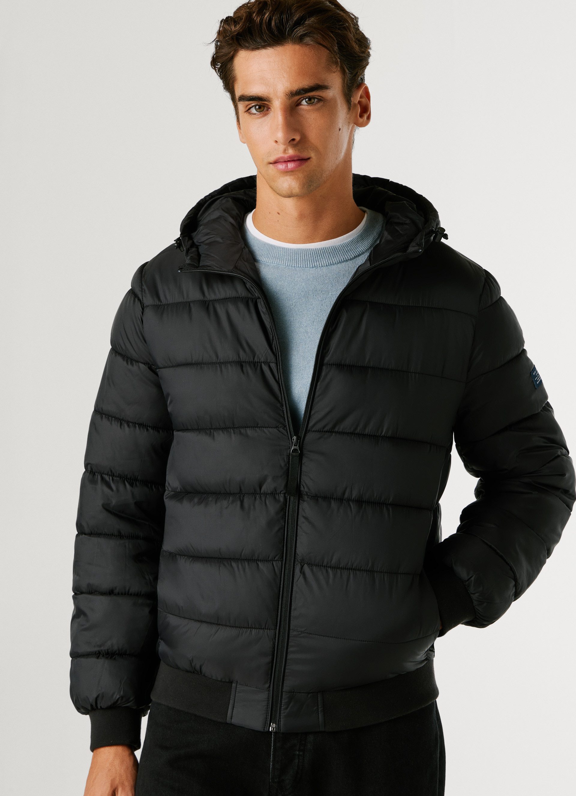 Pepe Jeans Steppjacke PUFFER HOOD Regular Fit mit Kapuze günstig online kaufen