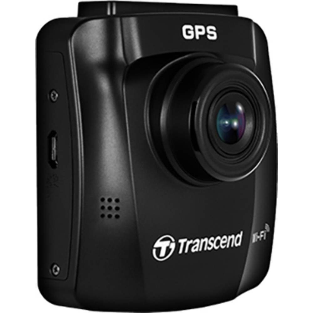 Transcend Dashcam,32 GB microSD, Saugnapfhalterung, Dashcam (GPS mit Radarerkennung, Zeitraffer, G-Sensor, WDR, Auffahrwarner)