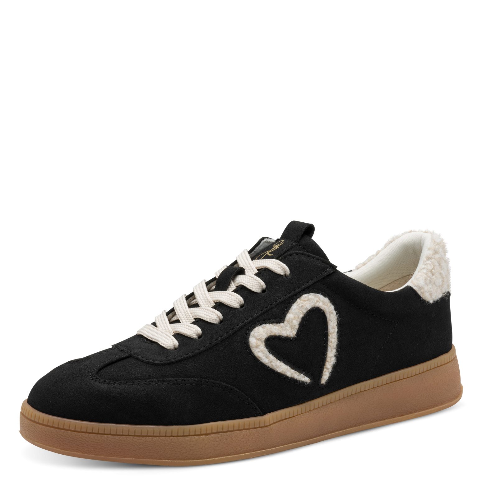 MARCO TOZZI by GMK Plateausneaker, Freizeitschuh, Halbschuh, Schnürschuh mit Plüsch-Details