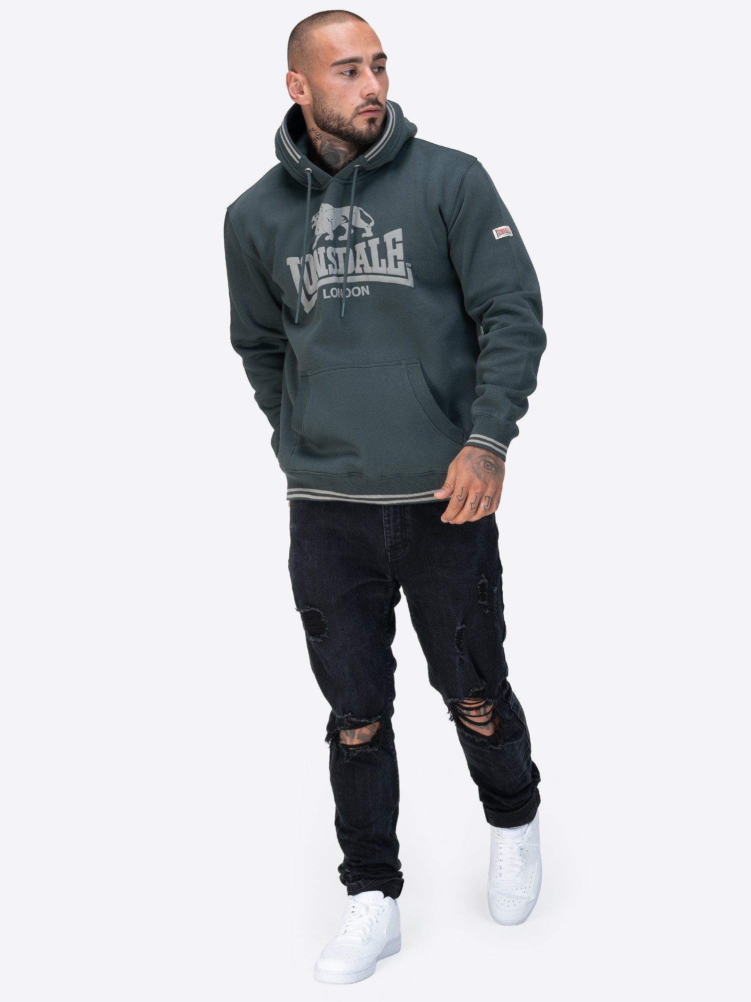 Lonsdale Kapuzensweatshirt OUTWOOD – Bild 4 von 5