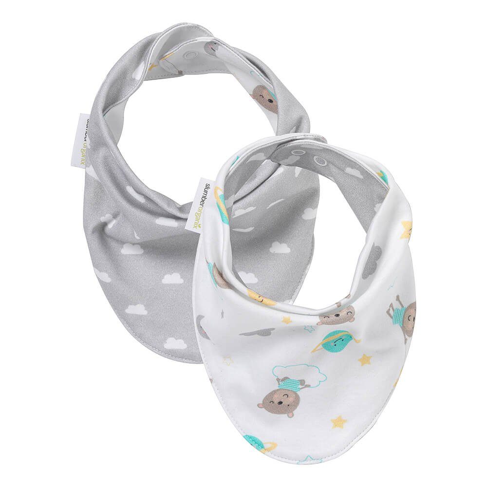 SlumberOrganix Bandana Bandana 2er-Pack 100% Bio Baumwolle