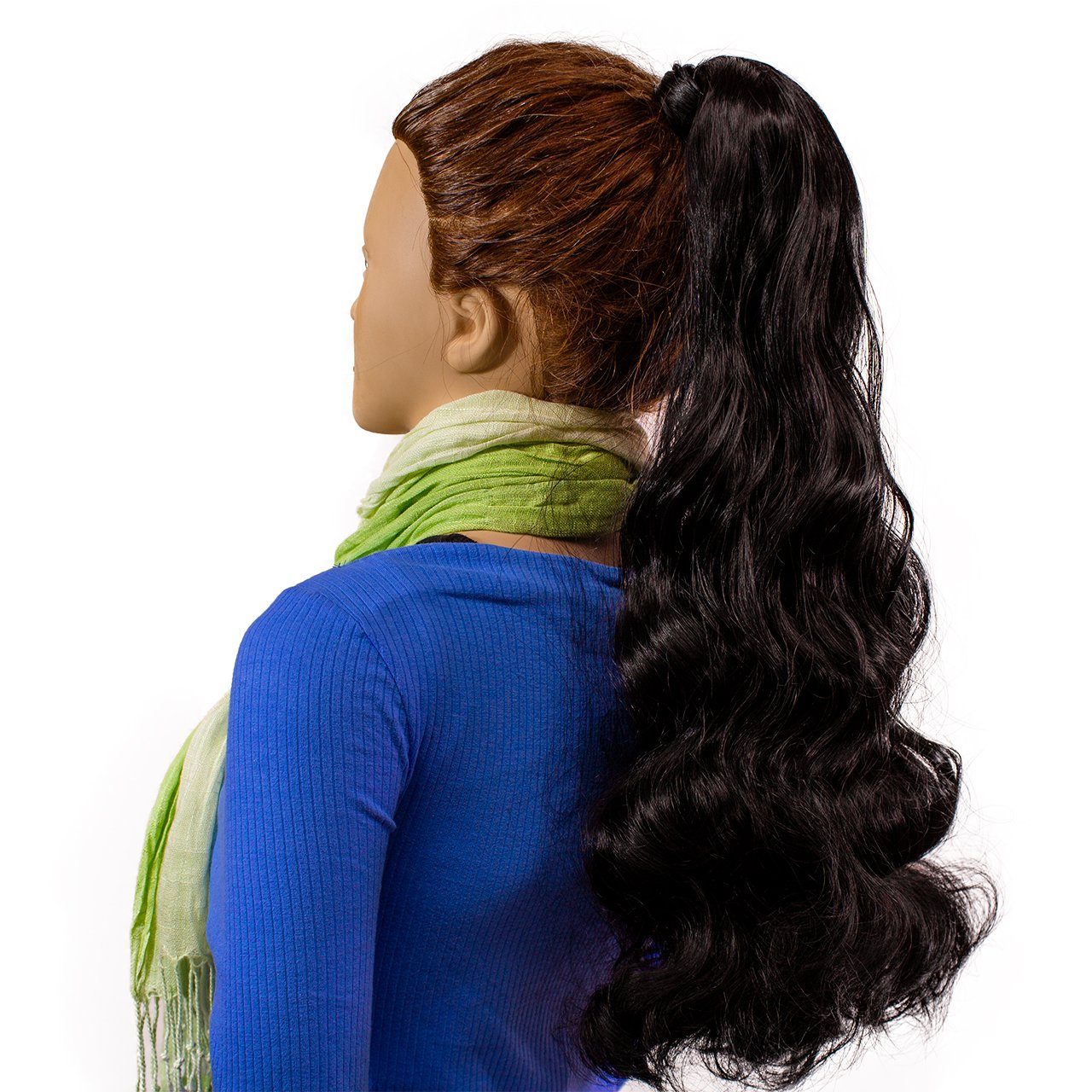 hair2heart Kunsthaar-Extension Ponytail - gewellt / Haarteil S-1b | Haarverlängerungen