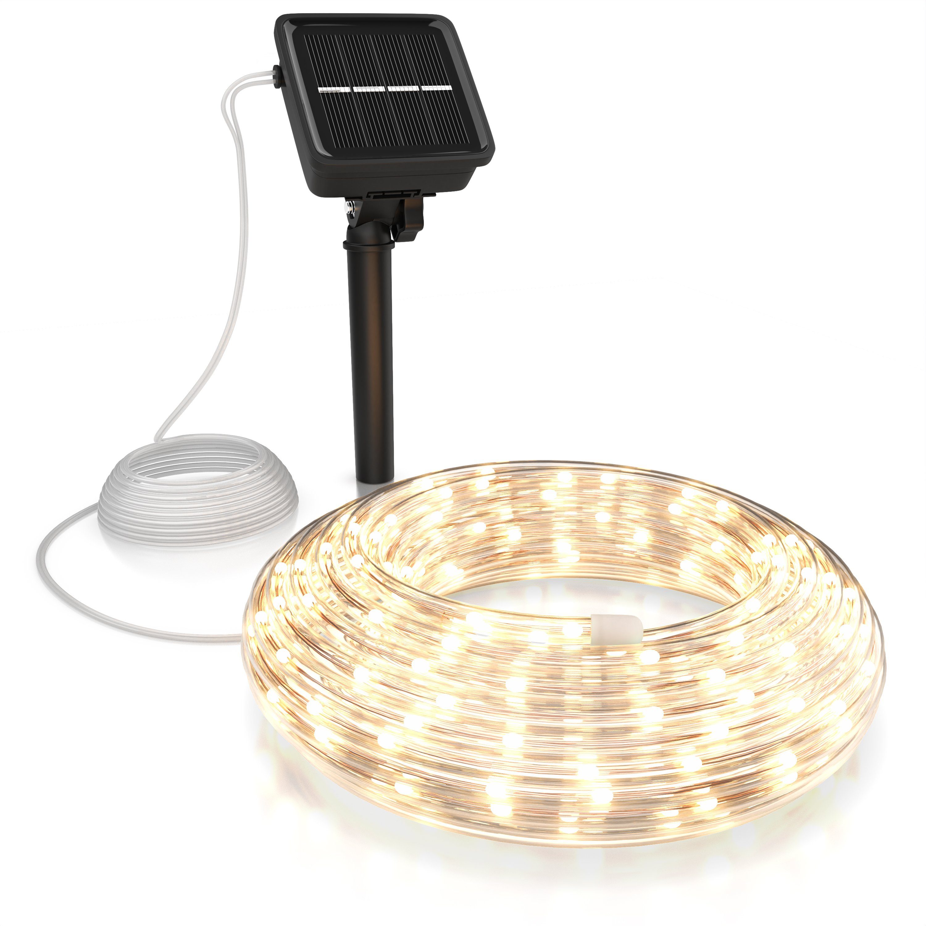 BEARWARE LED-Lichterkette, Solar 10m warmweiß, Innen günstig online kaufen