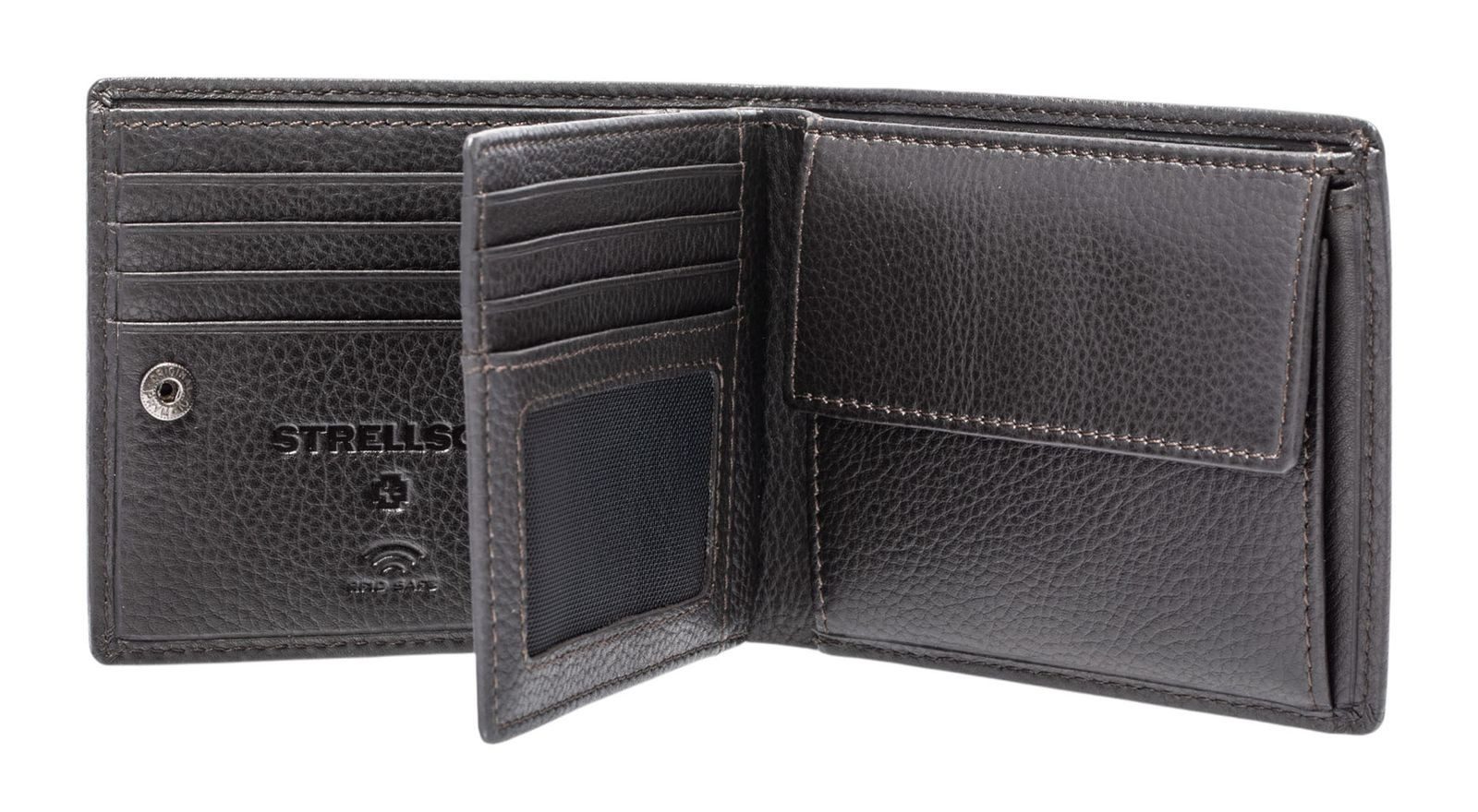 Strellson Geldbörse Myles Billfold, aus echtem Rindsleder mit RFID-Blocker Schutz