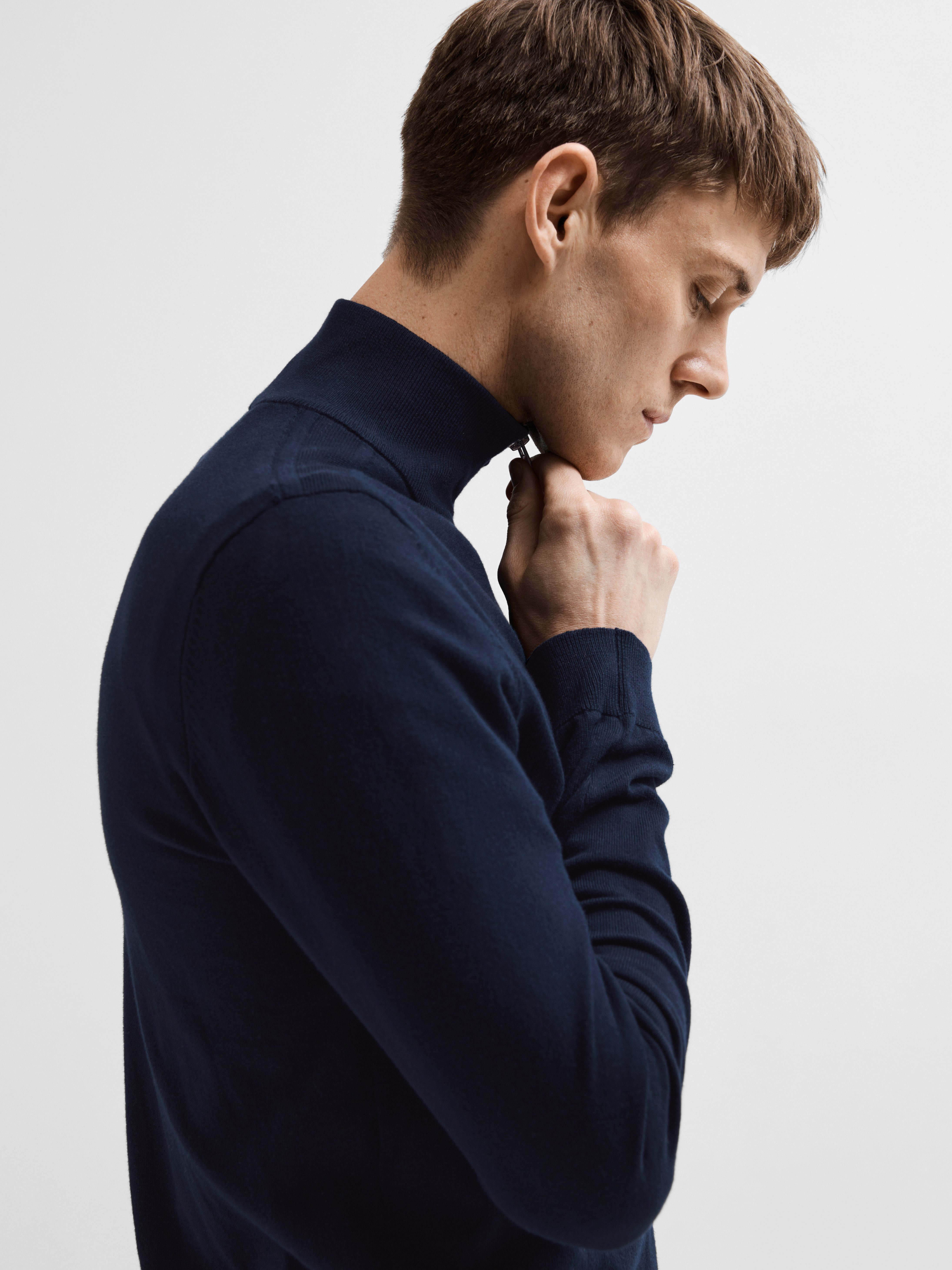 Selected Strickjacke SLHBERG FULL ZIP CARDIGAN NOOS