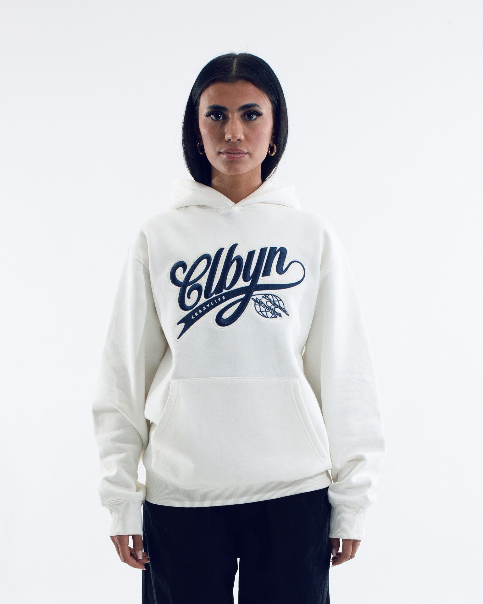 CLBYN® Kapuzenpullover Heavy Cotton Premium Hoodie – Unisex Oversize Kapuzenpullover Extra schwerer Oversize Hoodie mit hochwertiger Stickerei Heavy Cotton