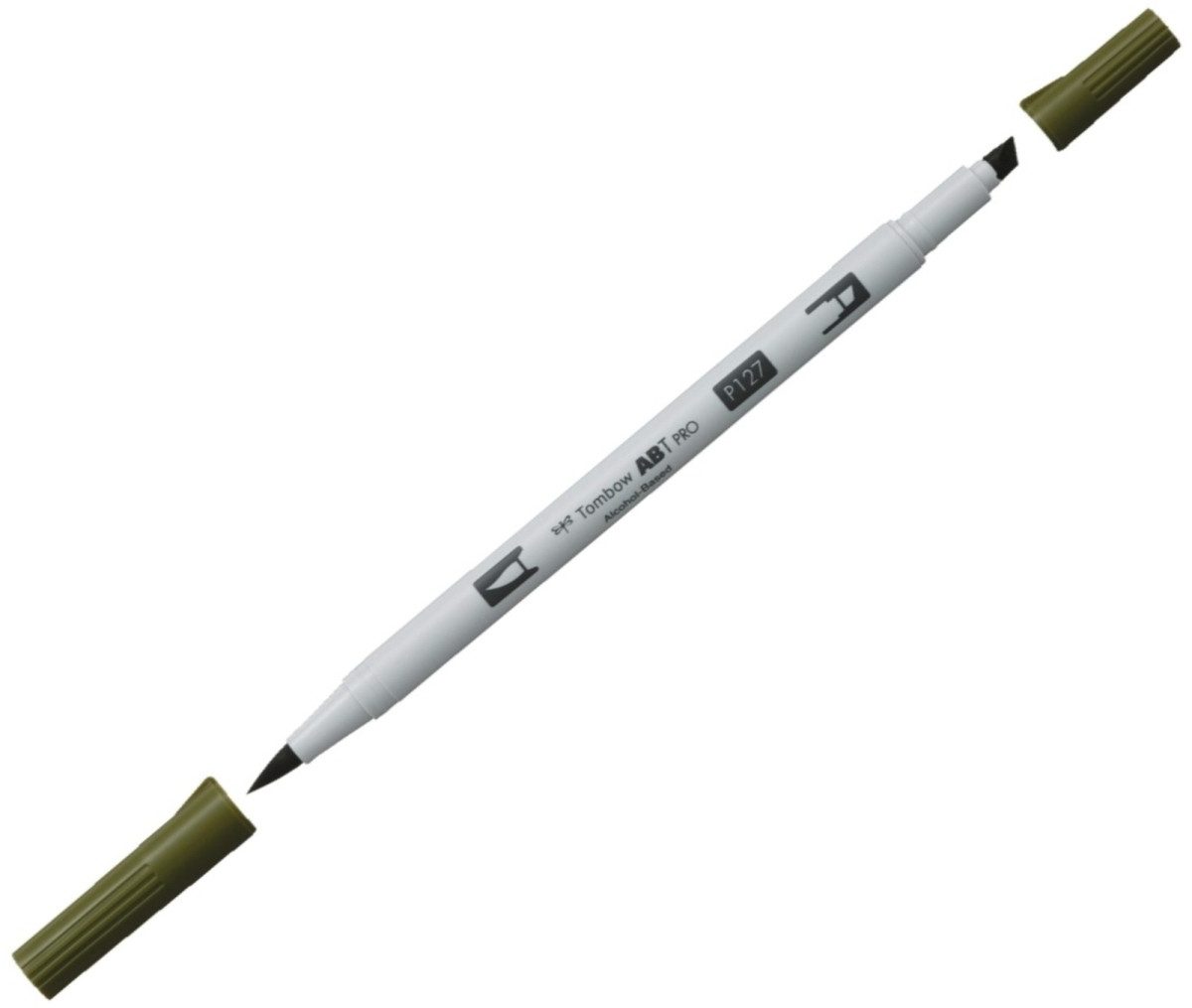 Filzstift Dual-Fasermaler ABT Pro Keilspitze/Pinselspitze Alkoholbasis artichoke