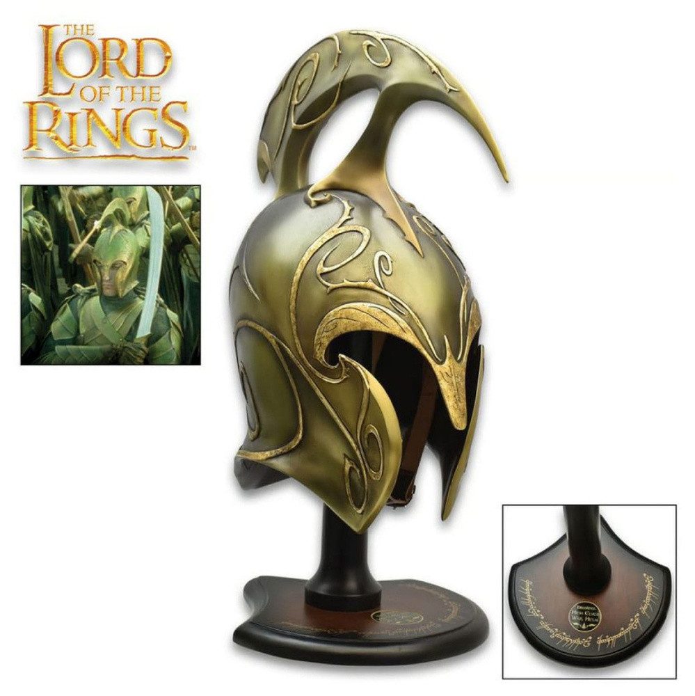 United Cutlery Merchandise-Figur Herr der Ringe Replik 1/1 Kriegshelm Hochelfen Limited Edition