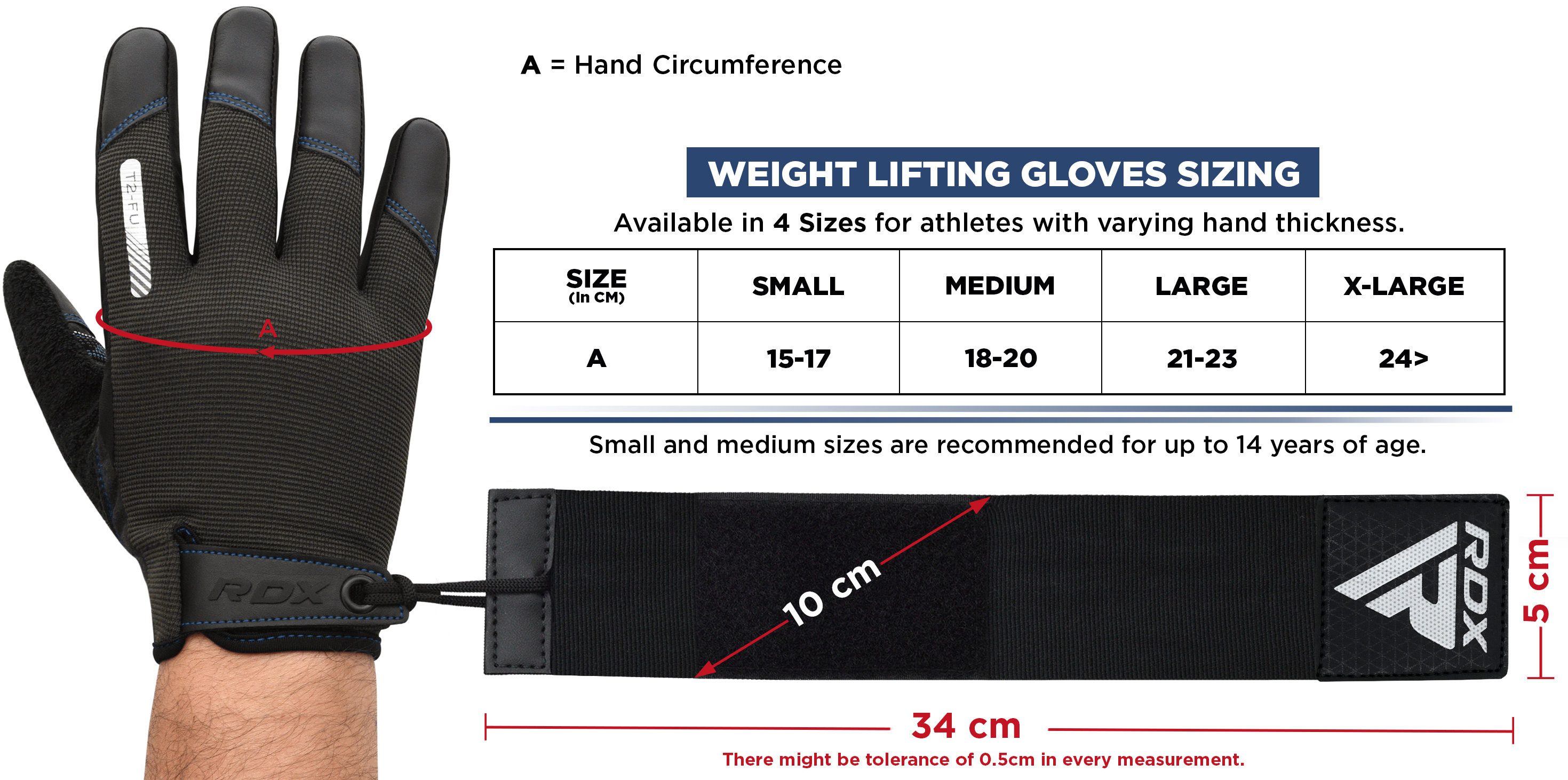 RDX Trainingshandschuhe RDX Fitness Handschuhe voller Finger Frauen Männer Touchscreen langen