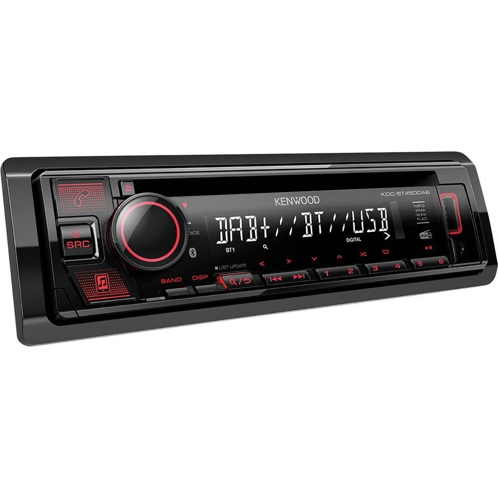 Kenwood CD/USB-Receiver mit Bluetooth & DAB+ Digitalradio KDCBT450DAB Autoradio (Anschluss für Lenkradfernbedienung)