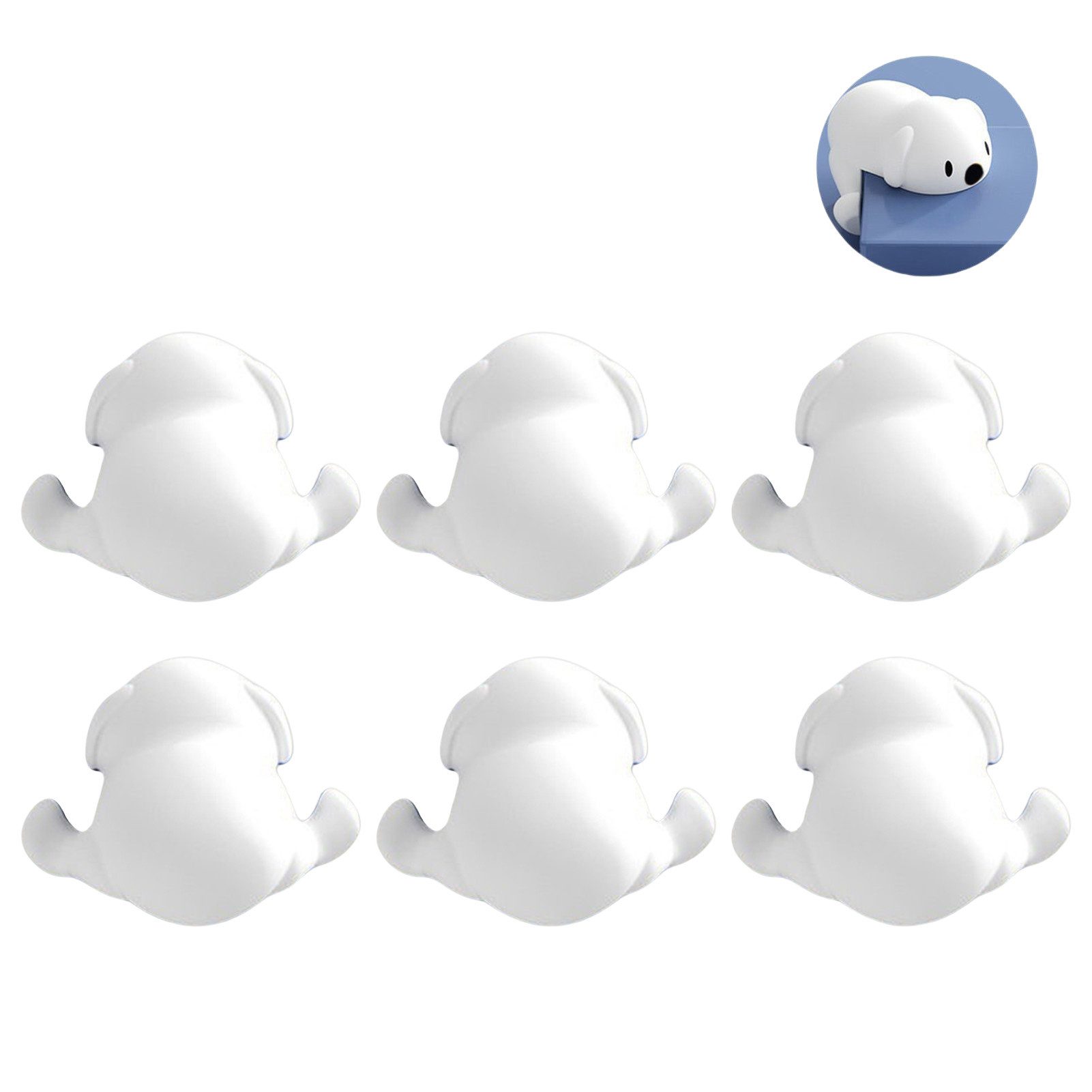 Blusmart Kindersicherung Kindersicherungsset, 6 Kantenschoner, Eckenschützer für Tische, Schränke usw