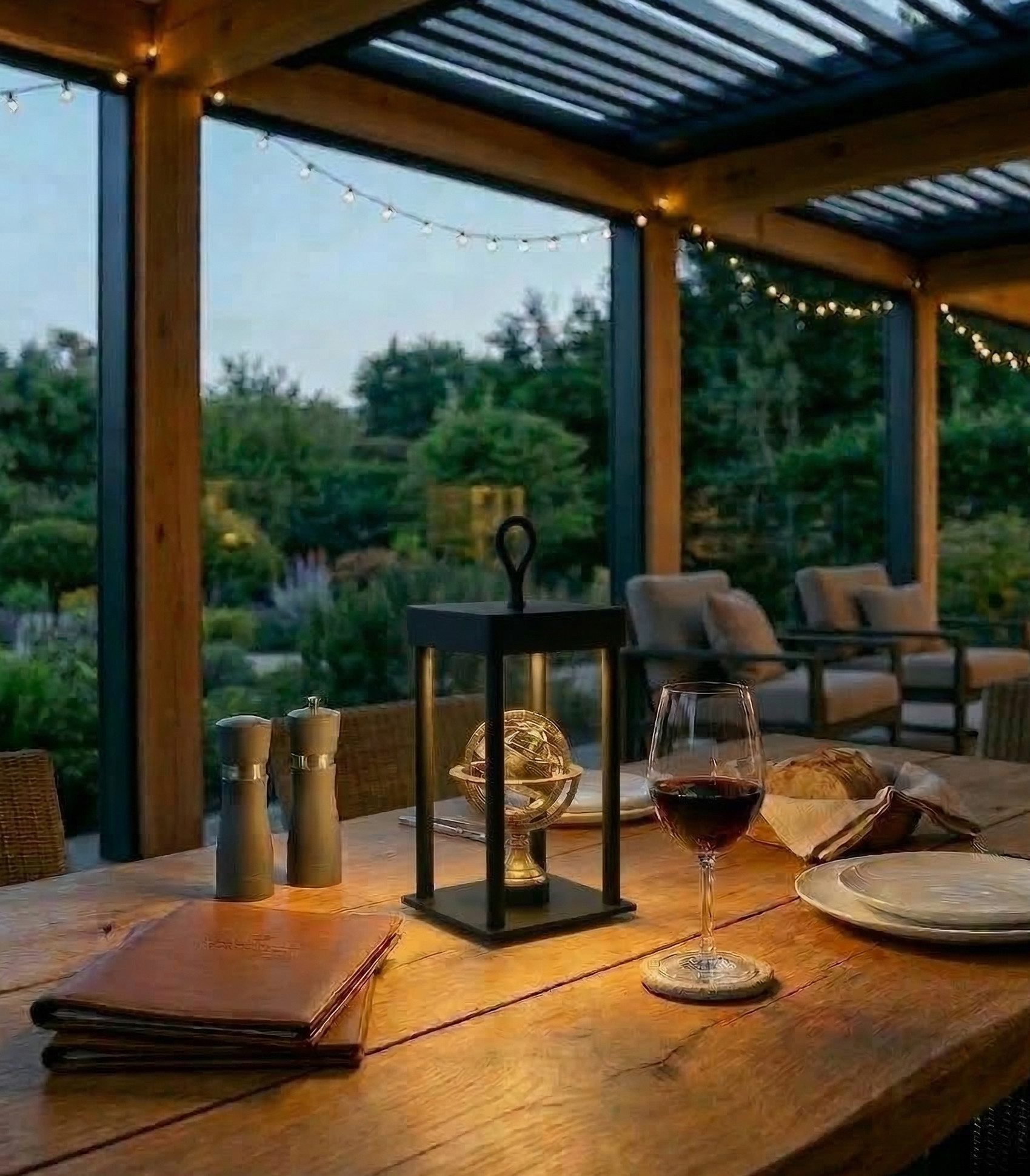 Coen Bakker Deco BV LED Außen-Tischleuchte Touch Tischlampe dimmbar mit Akku, In-/Outdoor, Touch-Funktion, LED fest verbaut, Kaltweiß, Warmweiß, Tageslichtweiß – Bild 4 von 5