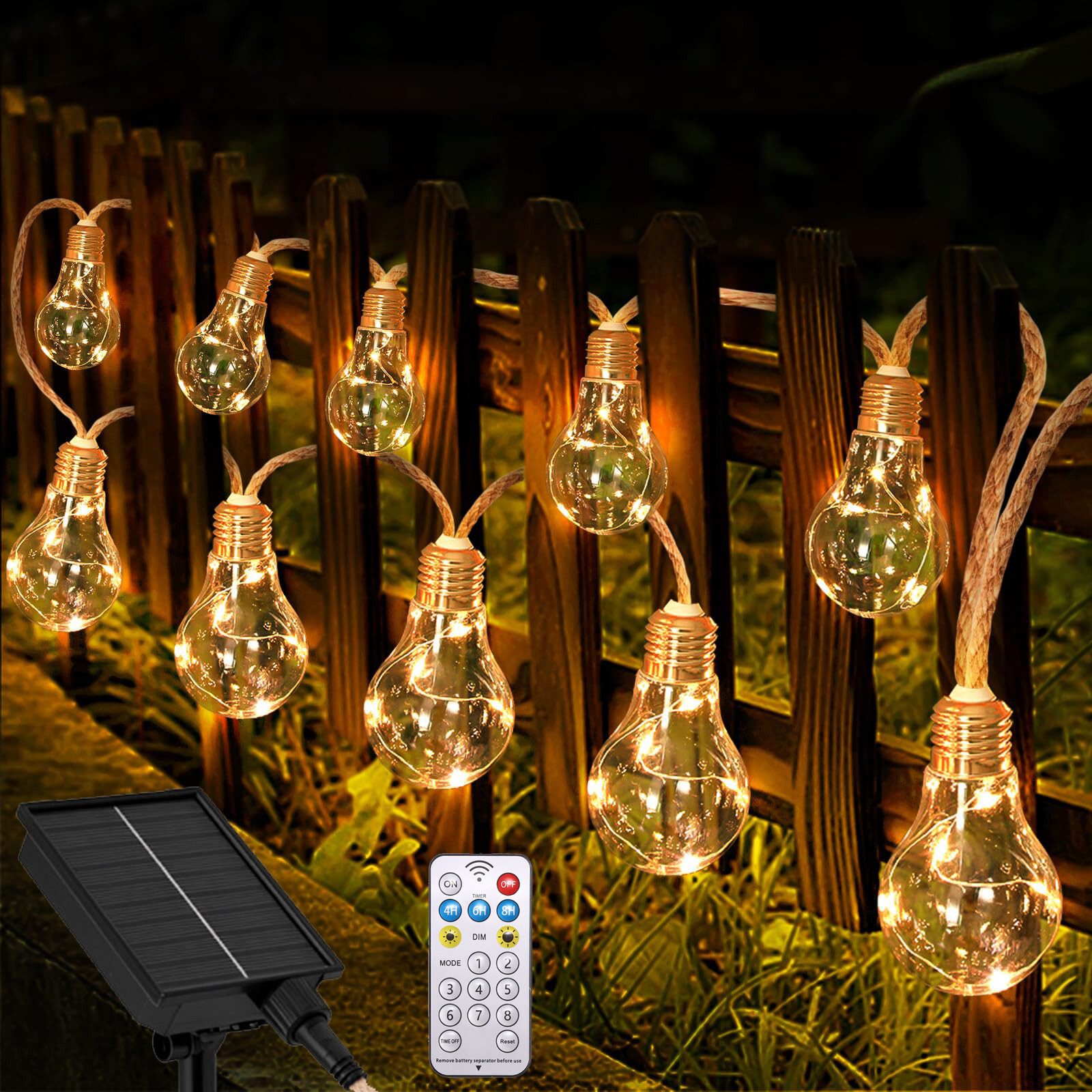 BlingBin LED-Lichterkette Lichterkette mit 16 Glühbirnen, günstig online kaufen