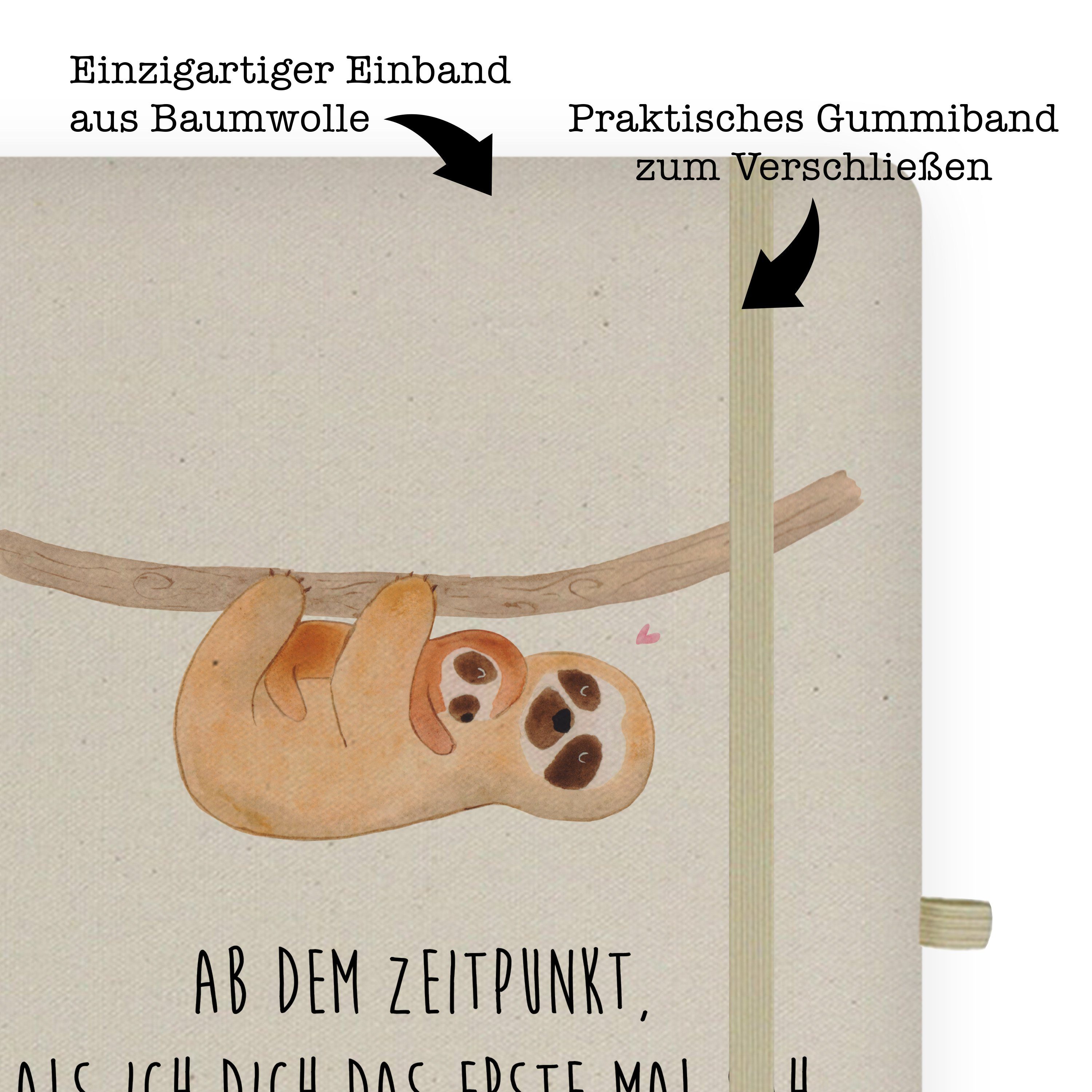 Mr. & Mrs. Faultier Notizbuch Kind Transparent mit Panda - - Geschenk, Skizzenbuch, Kinder, Eint