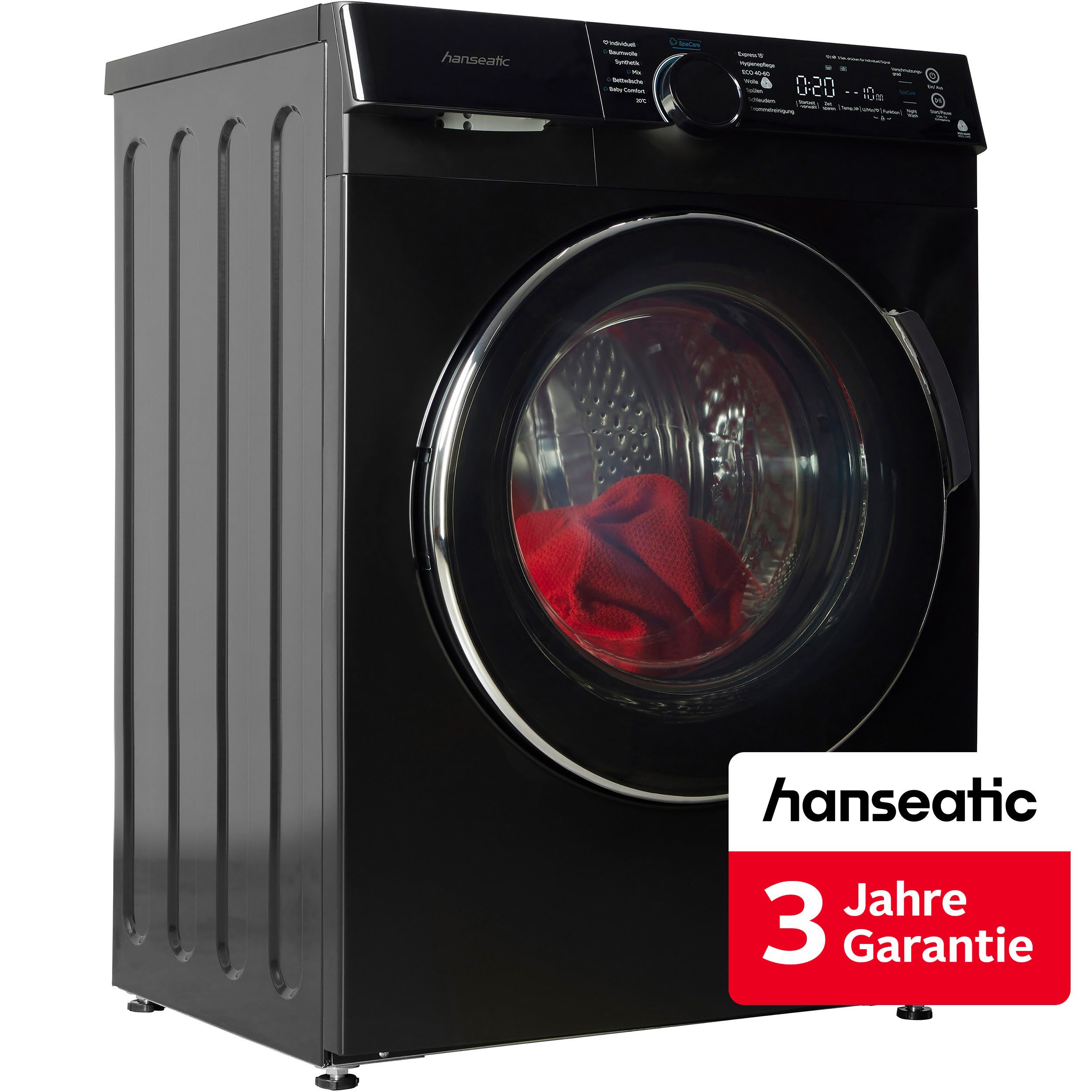 Hanseatic Waschmaschine HWMK814A1BI, 8 kg, 1400 U/min, inkl. 3 Jahre Herstellergarantie