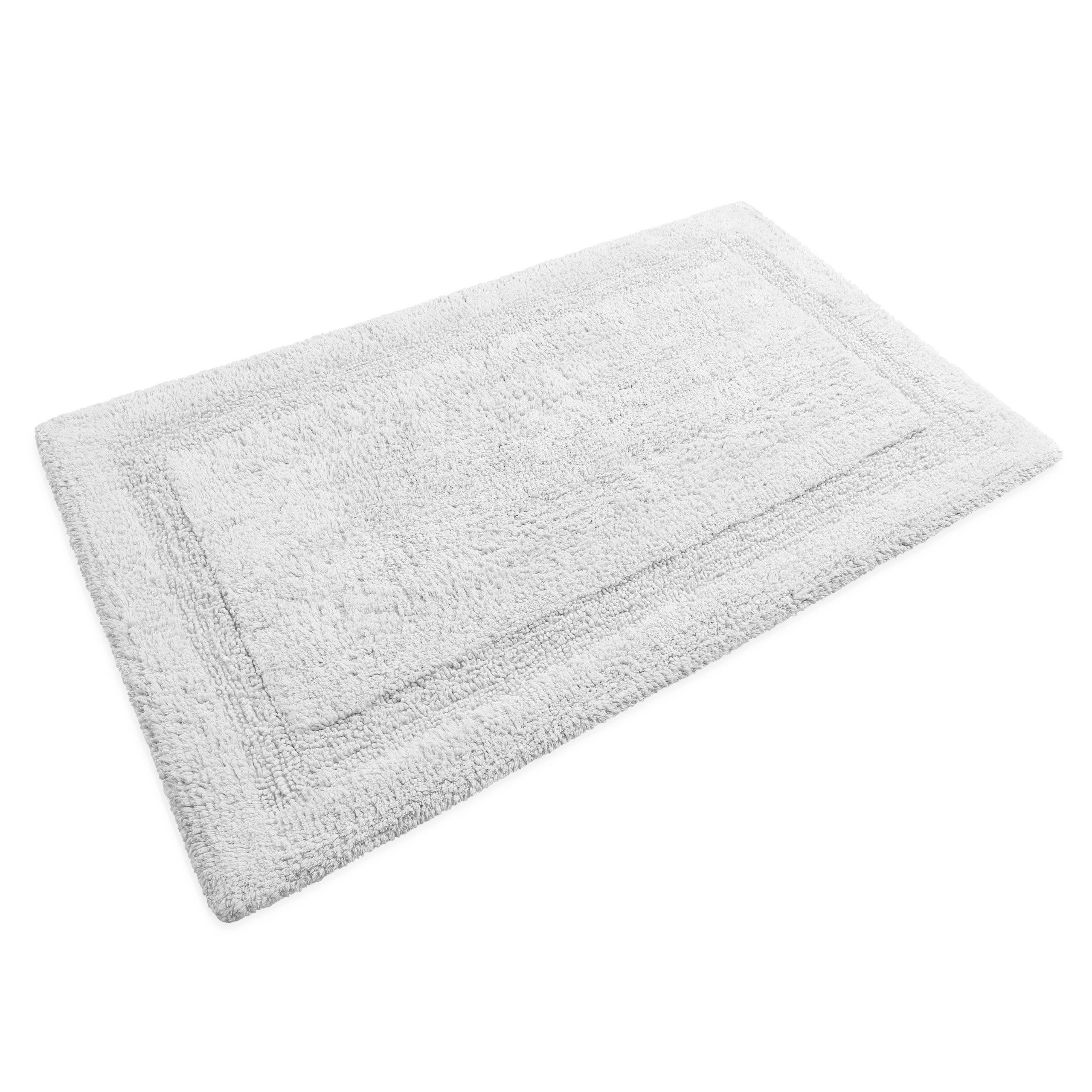 OTTO home Badematte Meellor, Höhe 20 mm, rutschhemmend beschichtet, fußbodenheizungsgeeignet, Baumwolle, rechteckig, Badteppich, getuftet, modern, Uni, antirutsch, flauschig, Baumwolle