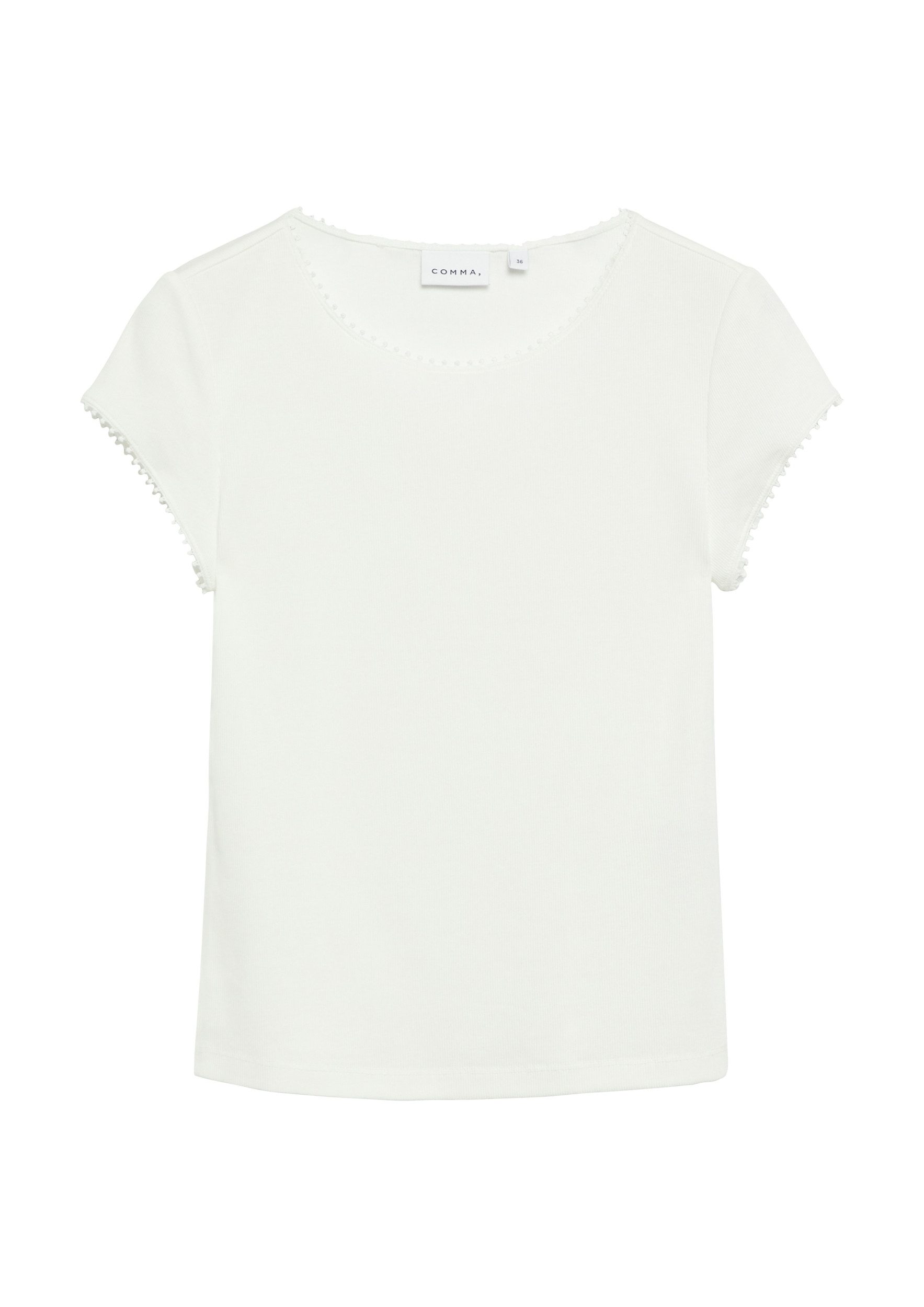 comma Kurzarmshirt T-Shirt