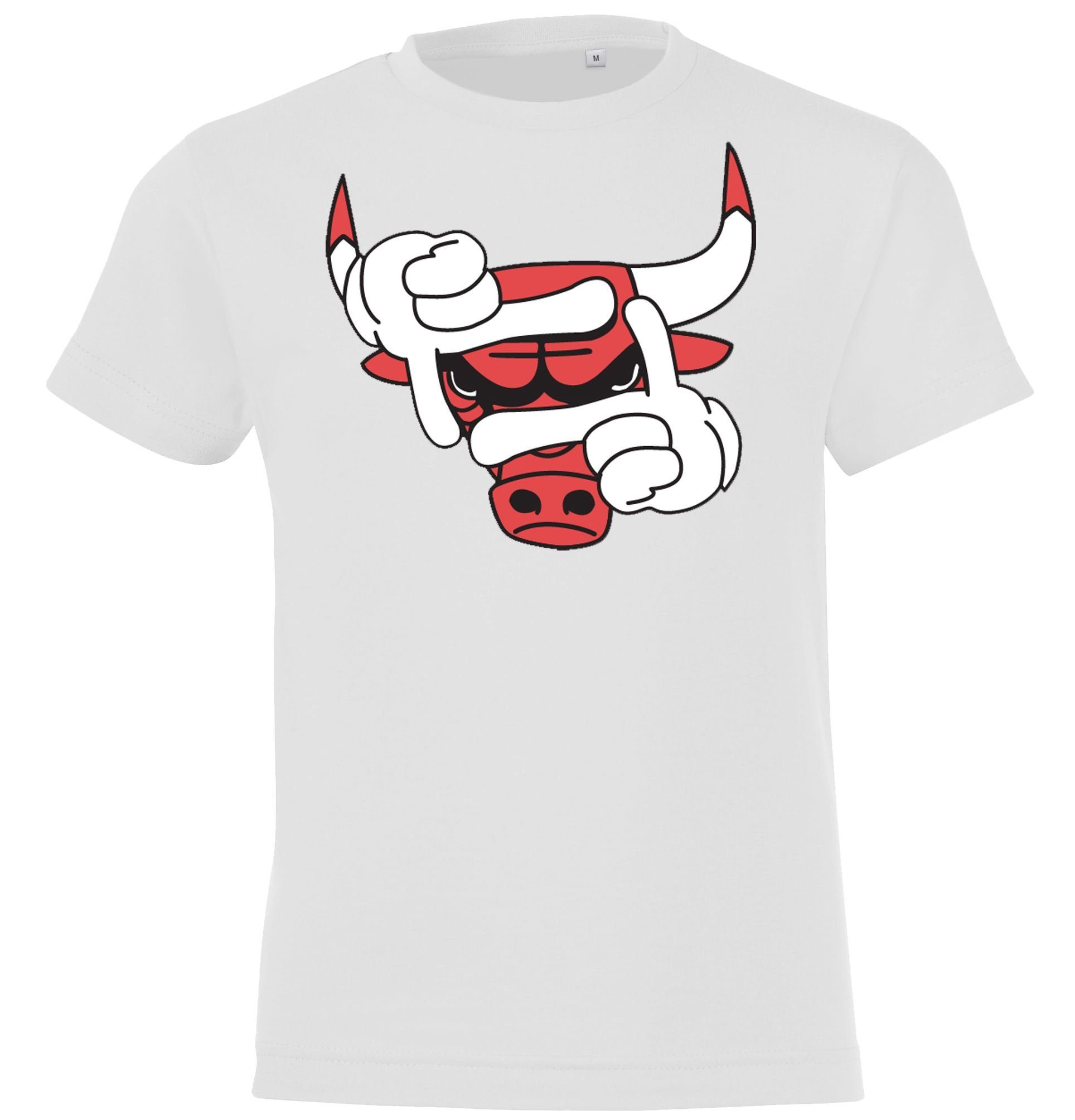 Weiss Youth für T-Shirt Kinder Bulls Jungen Designz T-Shirt Mädchen und