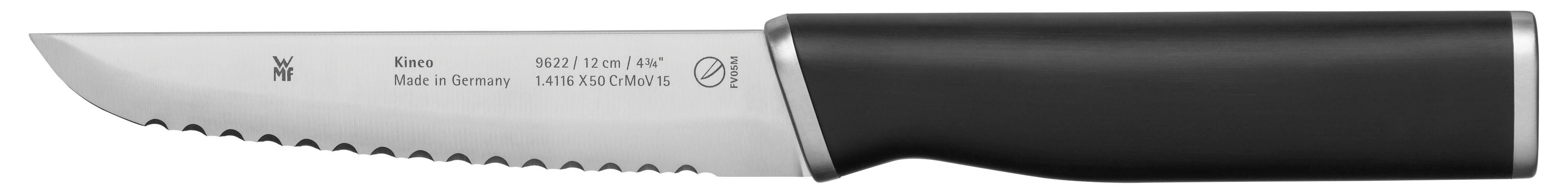 WMF Messer-Set Kineo (Set, 5-tlg., Koch-, Gemüse-, Brot-, Fleisch- & Zubereitungsmesser), Performance Cut, scharf, Premium-Edelstahl, Made in Germany