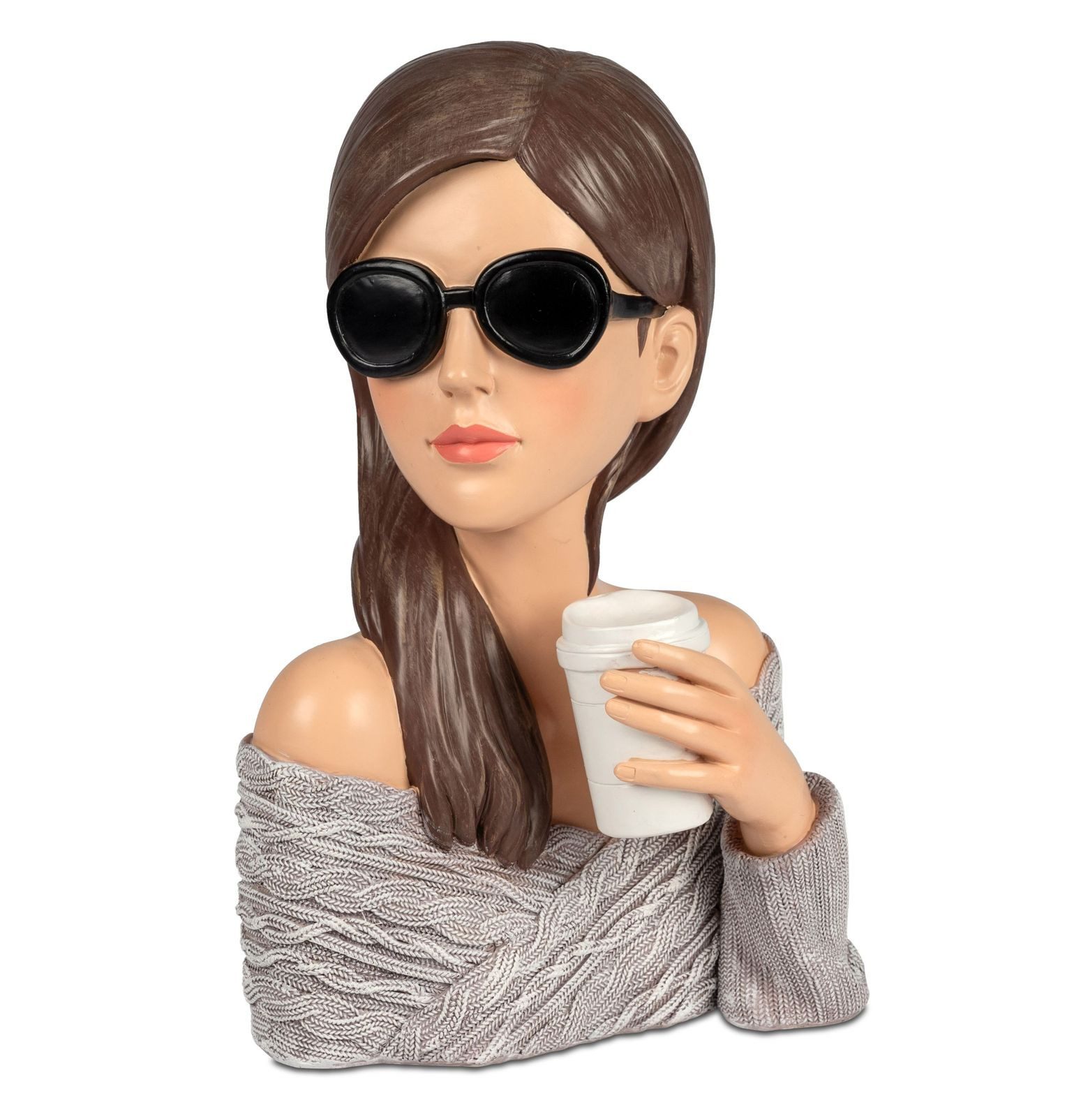 formano Dekofigur Deko-Büste Dame mit Sonnenbrille günstig online kaufen