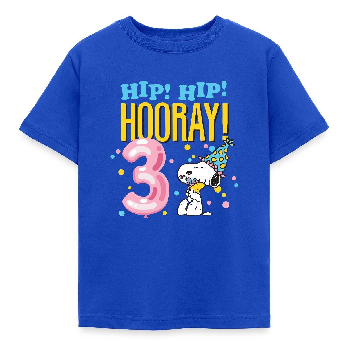 T-Shirt Peanuts 3 Jahre Geburtstagsdesign Mit Spruch Kinder T-Shirt