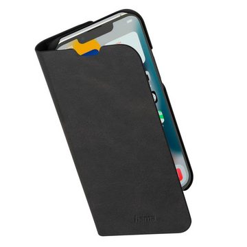 Hama Smartphone-Hülle Booklet für Apple iPhone 13 Pro aus resistentem Kunstleder, Standfunktion und Einsteckfach mit Fingeröffnung