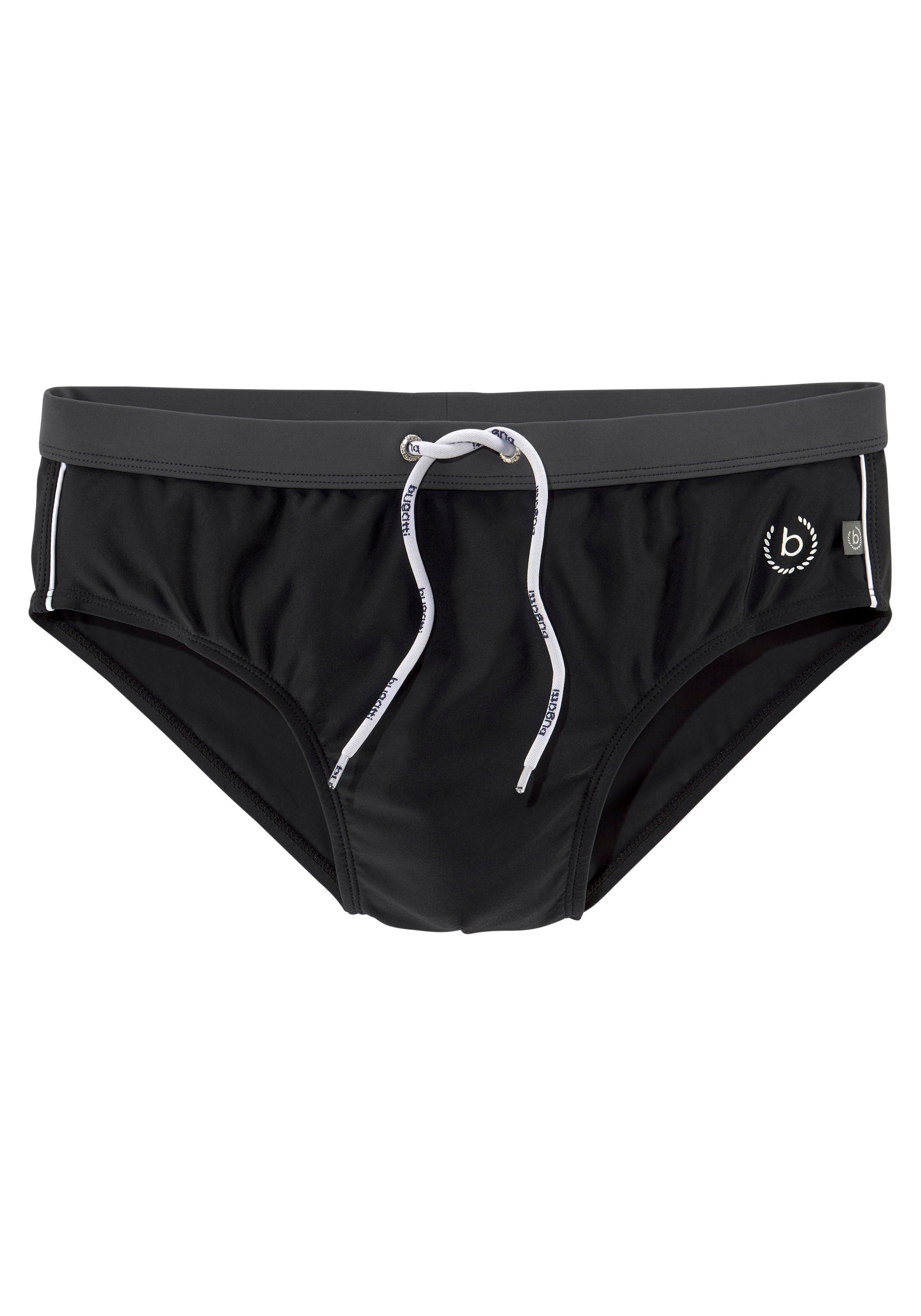 bugatti Badeslip Birk mit kontrastfarbenen Details günstig online kaufen