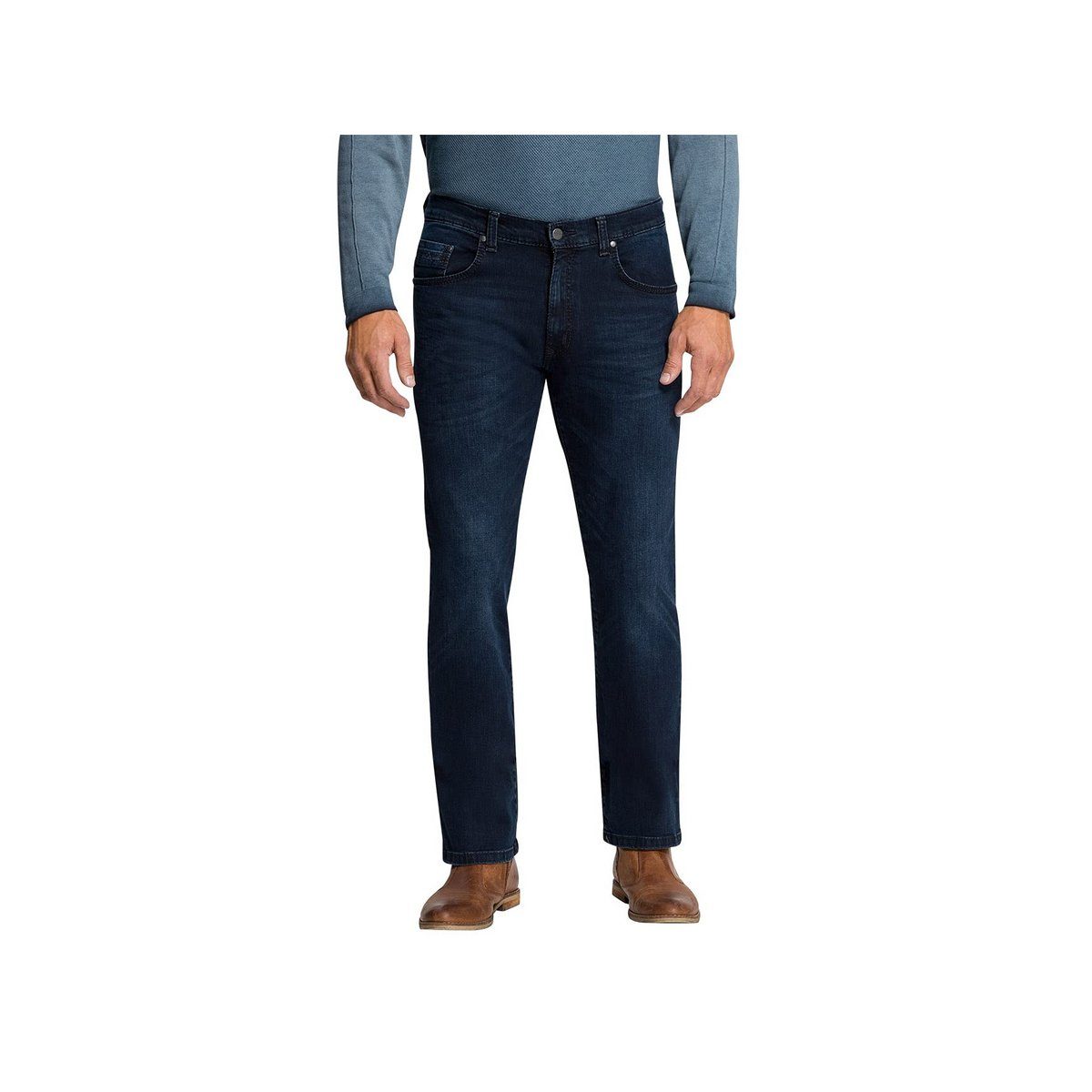 Pioneer dunkel-blau (1-tlg) Authentic Jeans 5-Pocket-Jeans