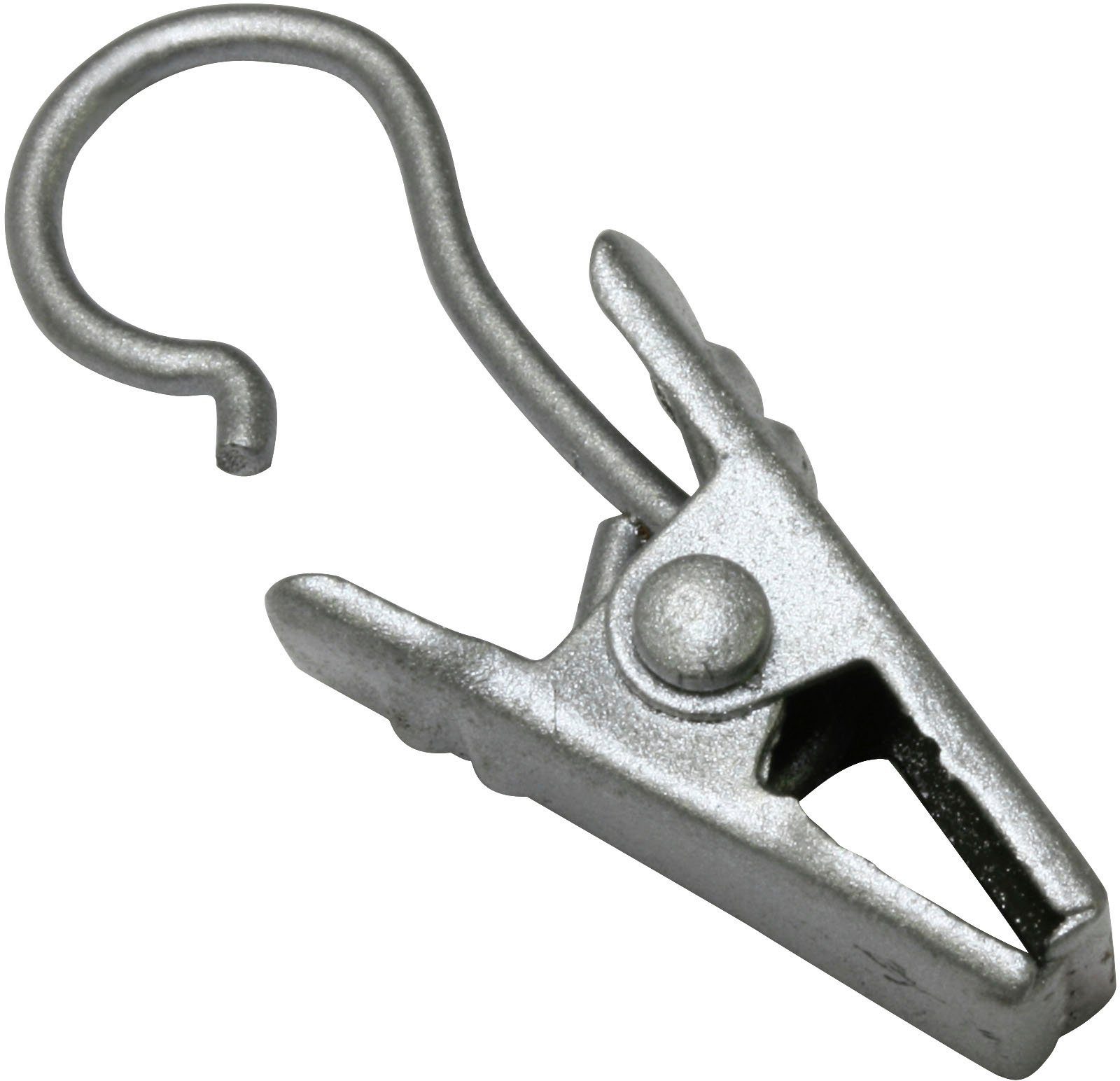 GARDINIA Gardinenhaken Clipshaken mit Klammer Metall, günstig online kaufen
