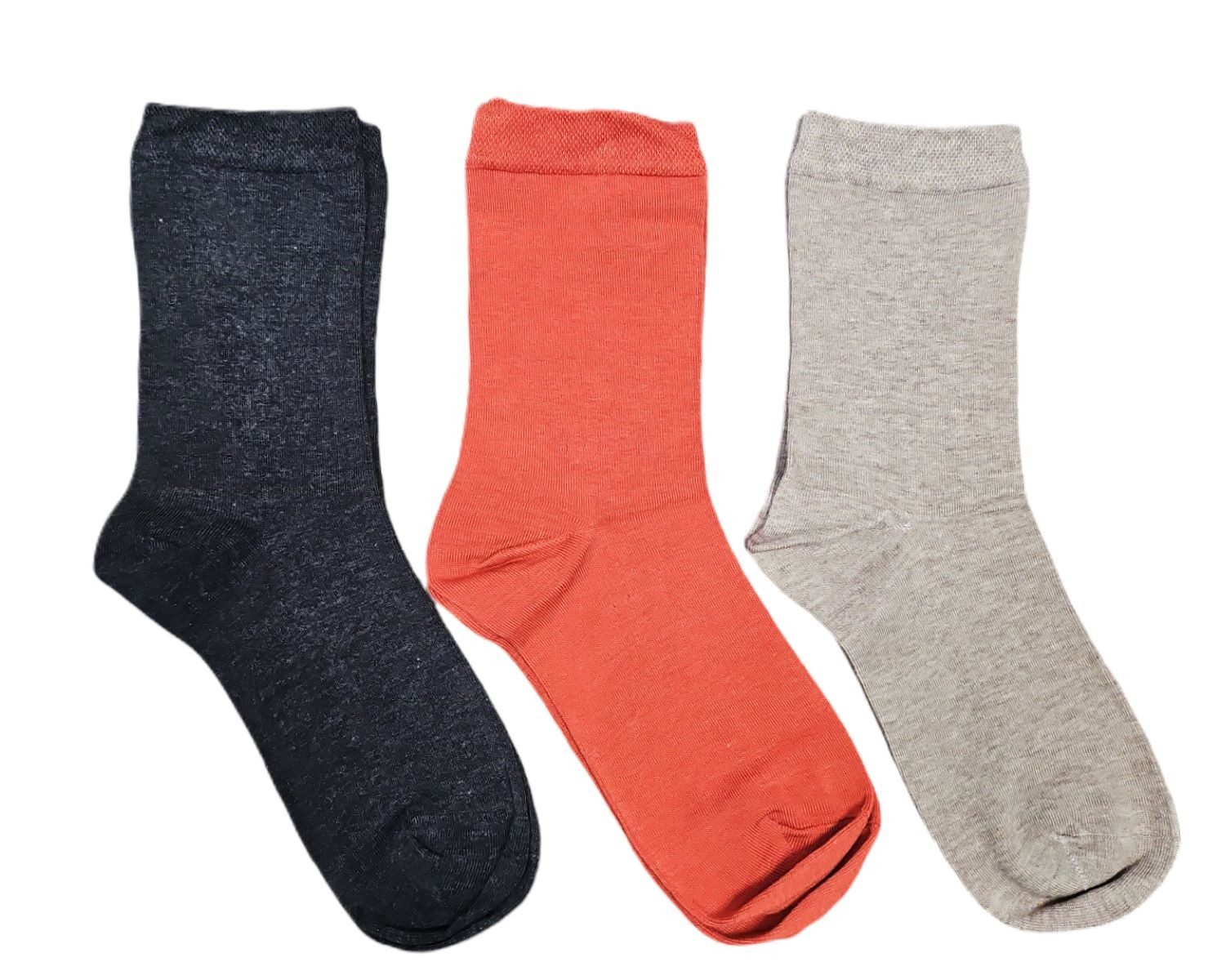 CNB Komfortsocken Damen Socken gekettelt, extra weicher Bund (Packung, 3 Paar)