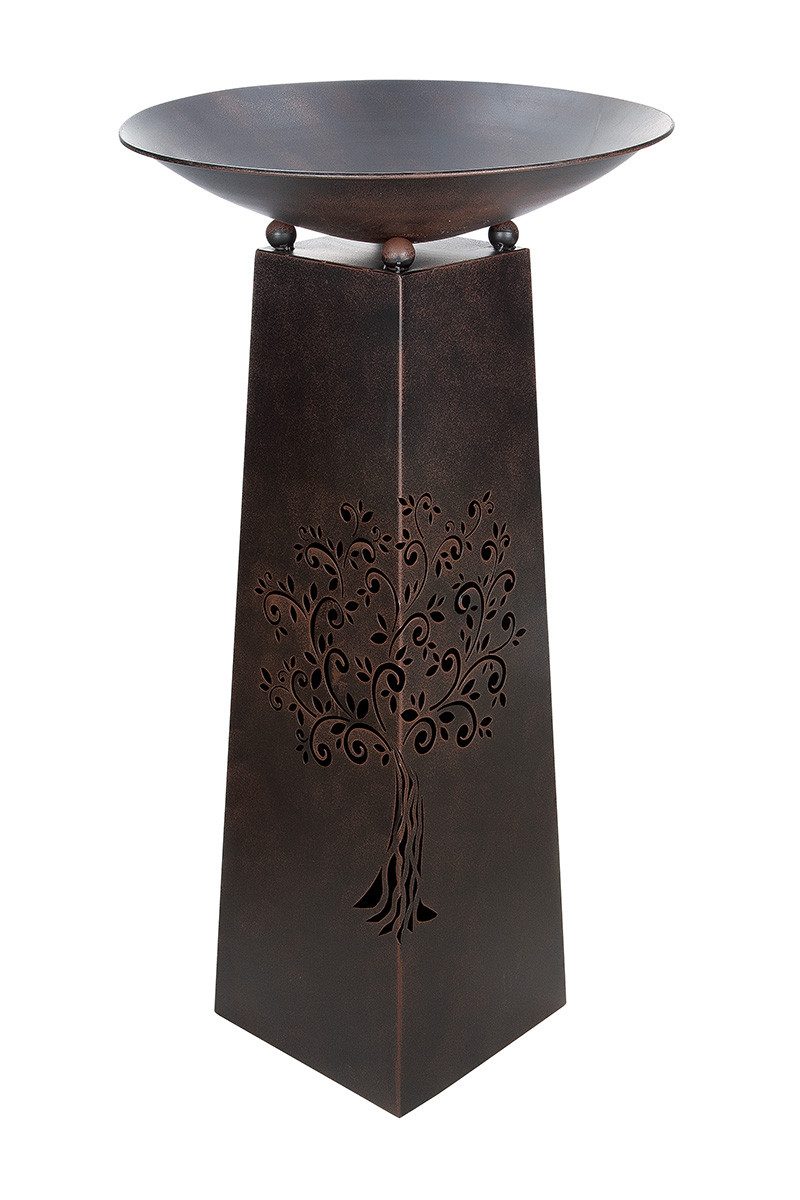 MF Dekoschale Schalenständer Lebensbaum Metall Braun Baum Höhe 95cm (1 St) – Bild 5 von 5
