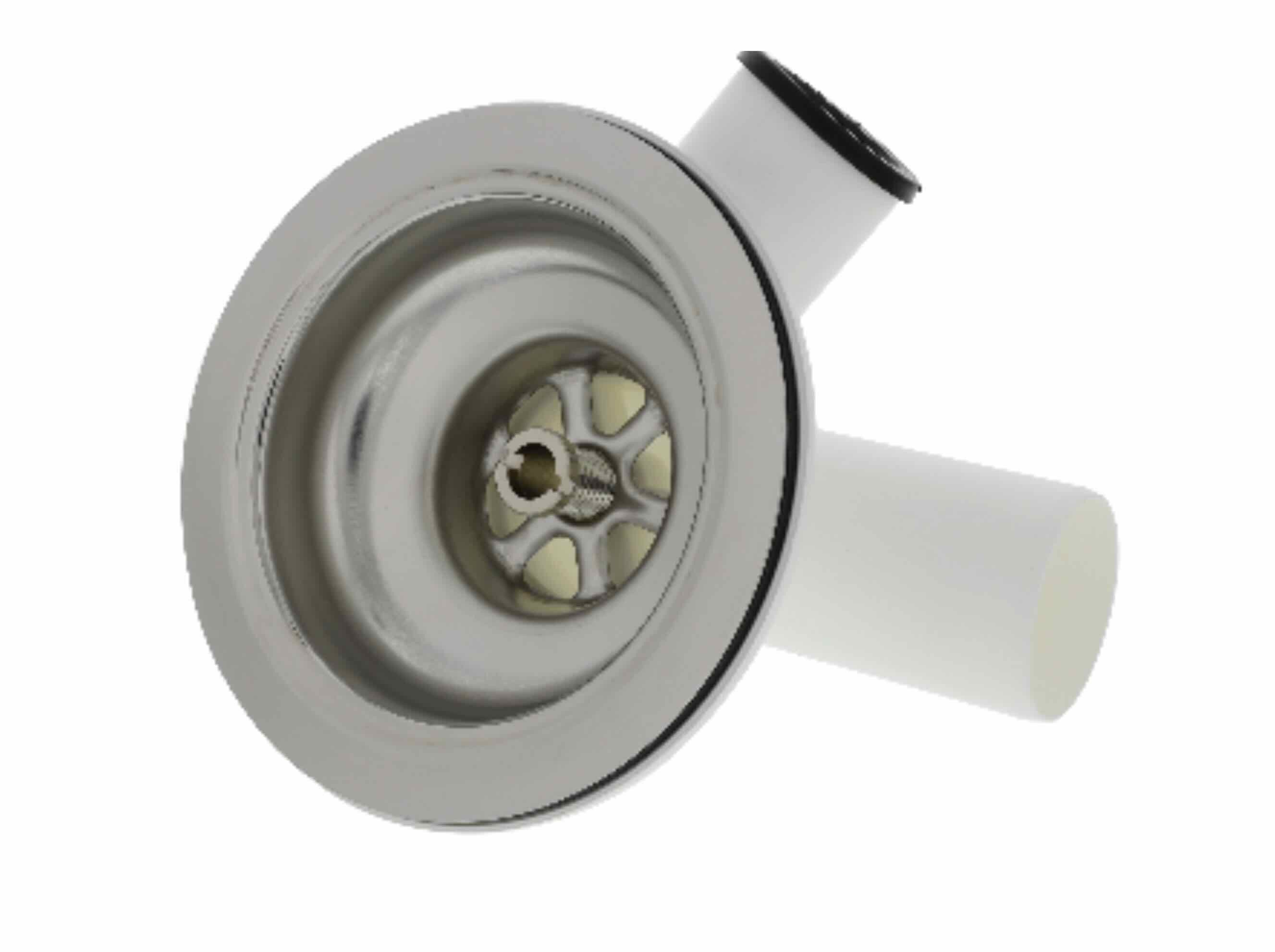 Blanco Einbauspüle Blanco Ablaufventil komplett 3,5" manuell EB, Überlauf, weiß