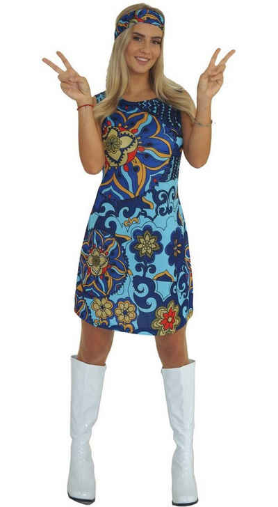 Maylynn Hippie-Kostüm Hippie Kostüm Damen Sommer Kleid