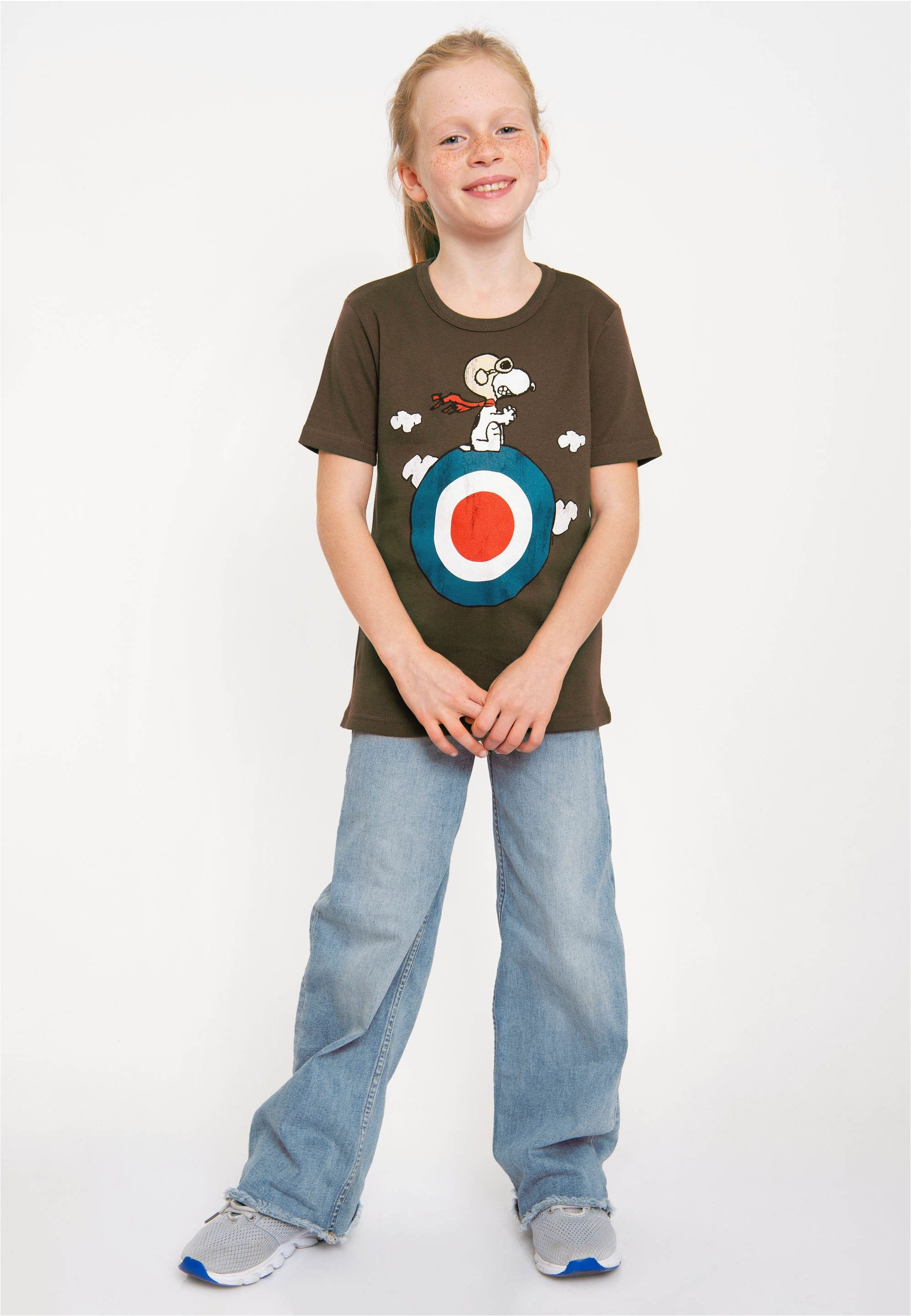 LOGOSHIRT T-Shirt Snoopy - Target mit lizenziertem Originaldesign