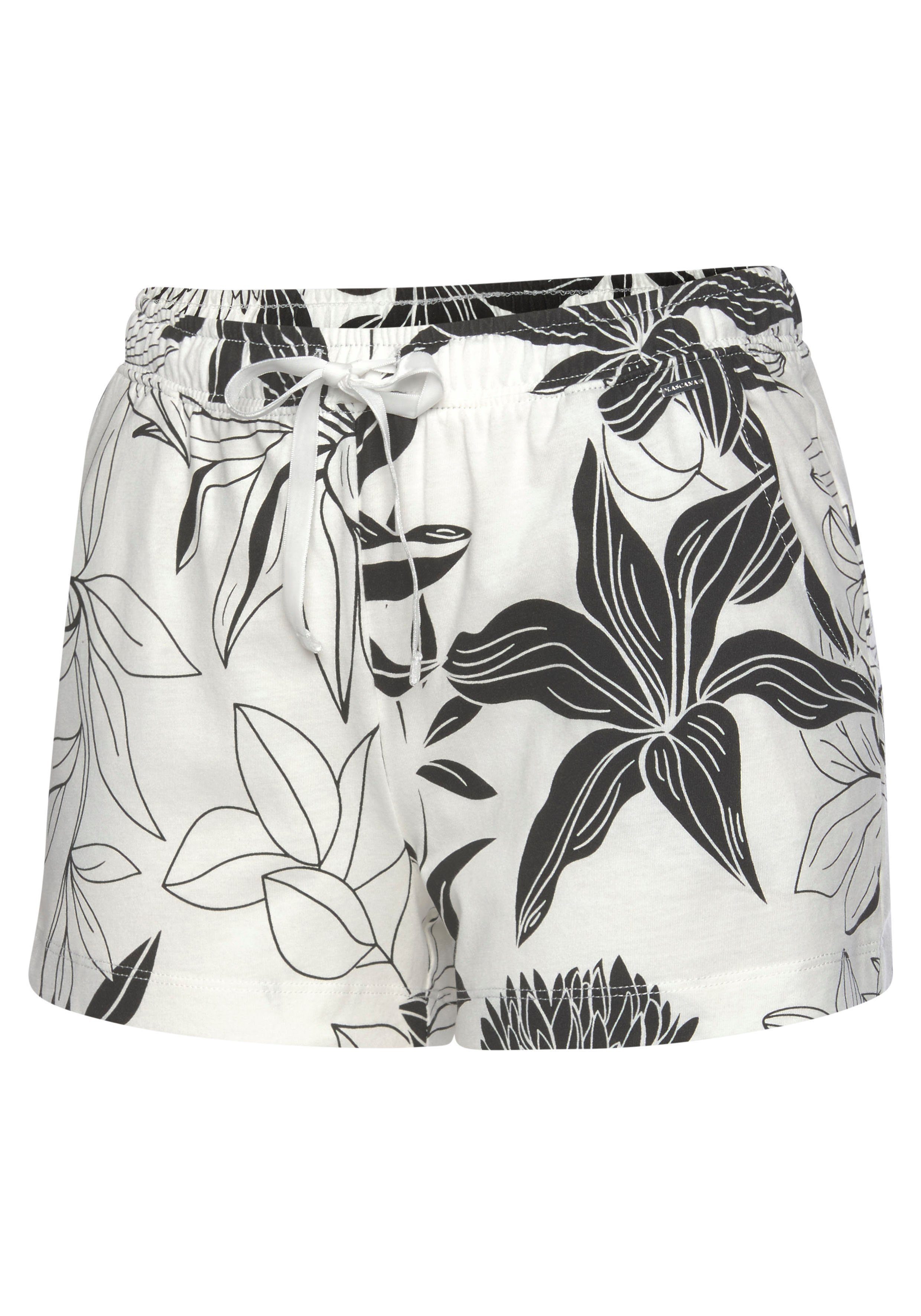 LASCANA Pyjamashorts mit floralem Druck – Bild 5 von 5