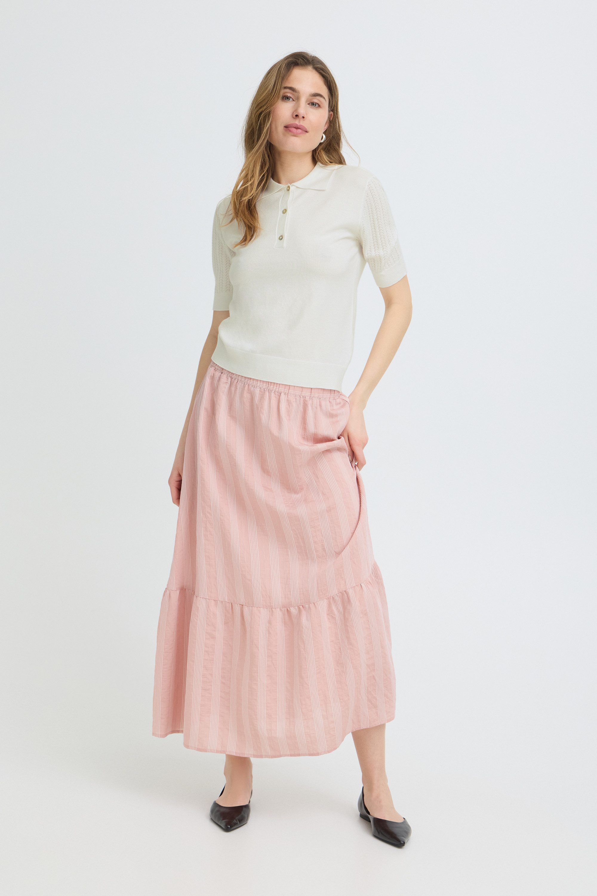 Pulz Jeans Strickpullover Kurzarm-Bluse PZSARA