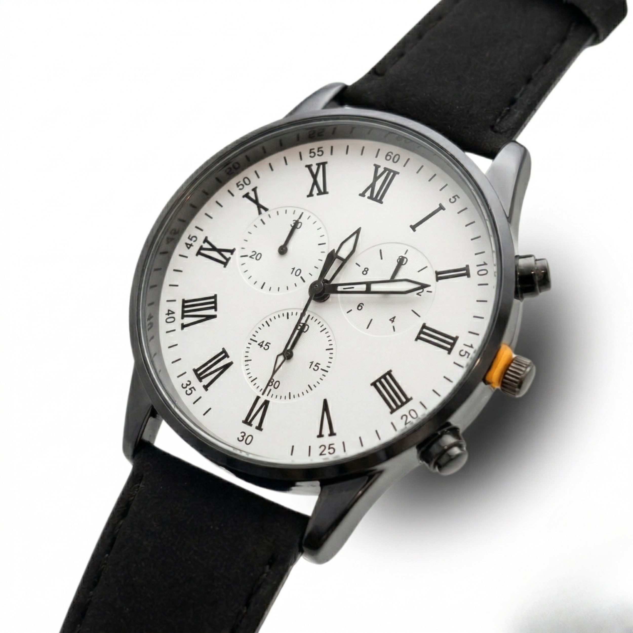 StellarLuma Quarzuhr Herrenuhr Quarzuhr Schlicht Armband Uhr für Alltag und Freizeit, (Set, Herrenuhr inklusive Uhrenbox), Herrenuhr inklusive gratis Uhrenbox in hochwertigem Kunstleder