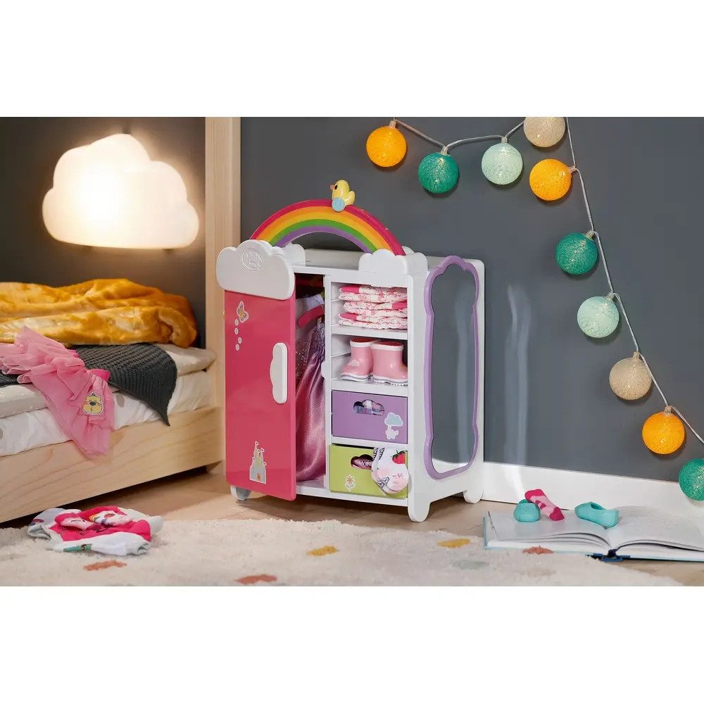 Zapf Creation® Puppen Accessoires-Set BABY born Regenbogen Schrank – Bild 3 von 5
