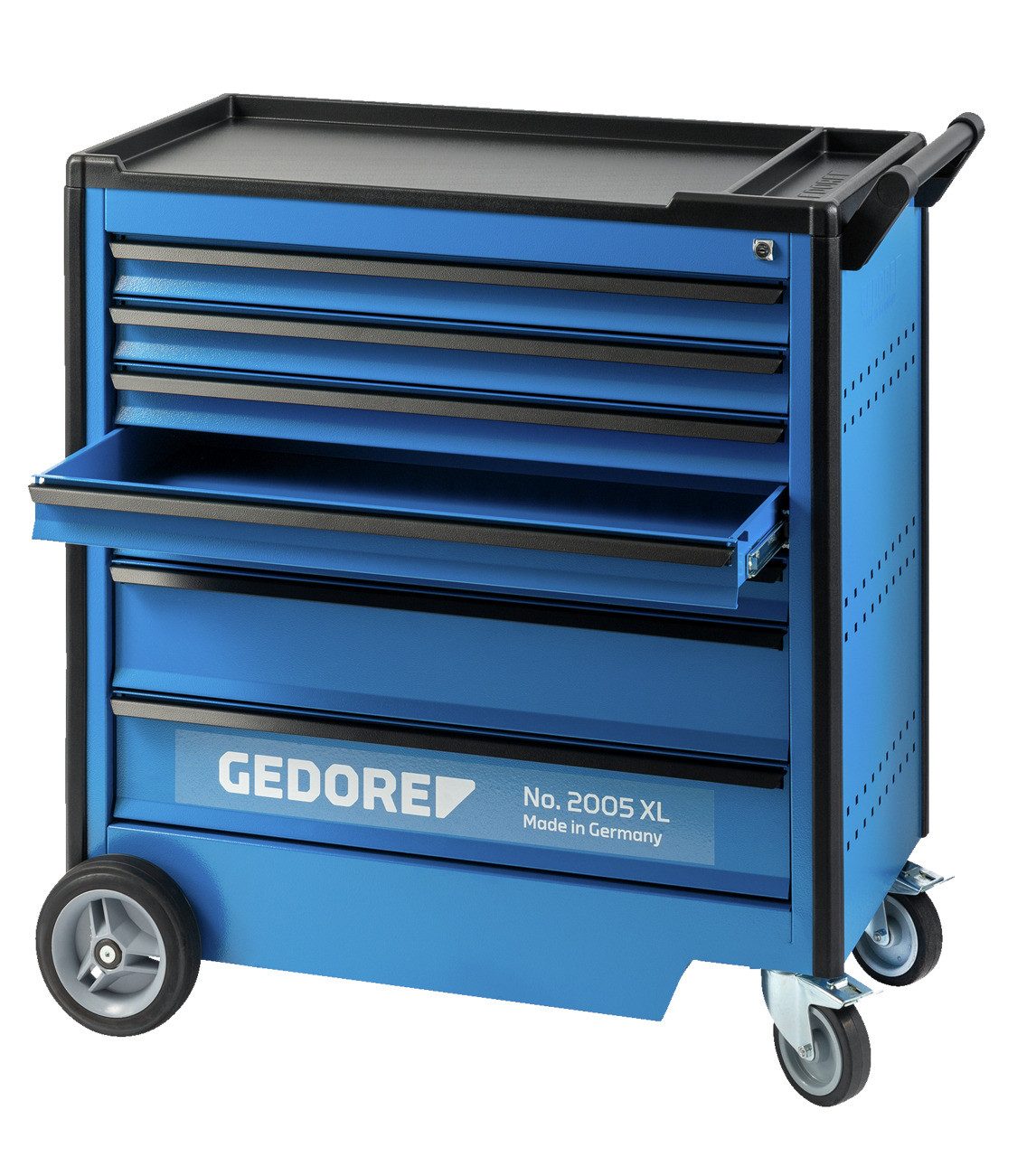 Gedore Werkzeugkoffer 2005 XL 0520 Werkzeugwagen mit 7 Schubladen