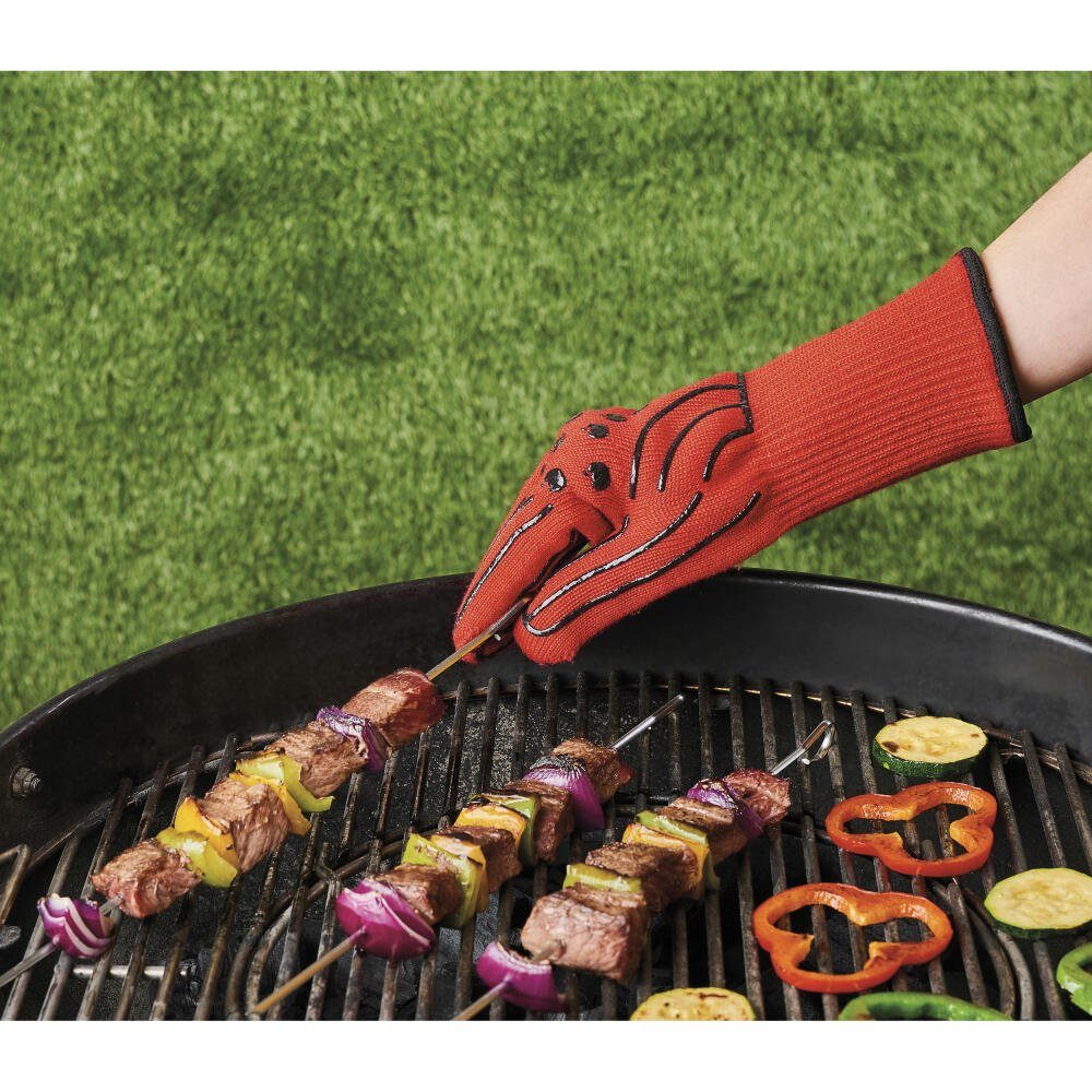 mastrad Grillhandschuhe BBQ Beidhändig Rot F80810