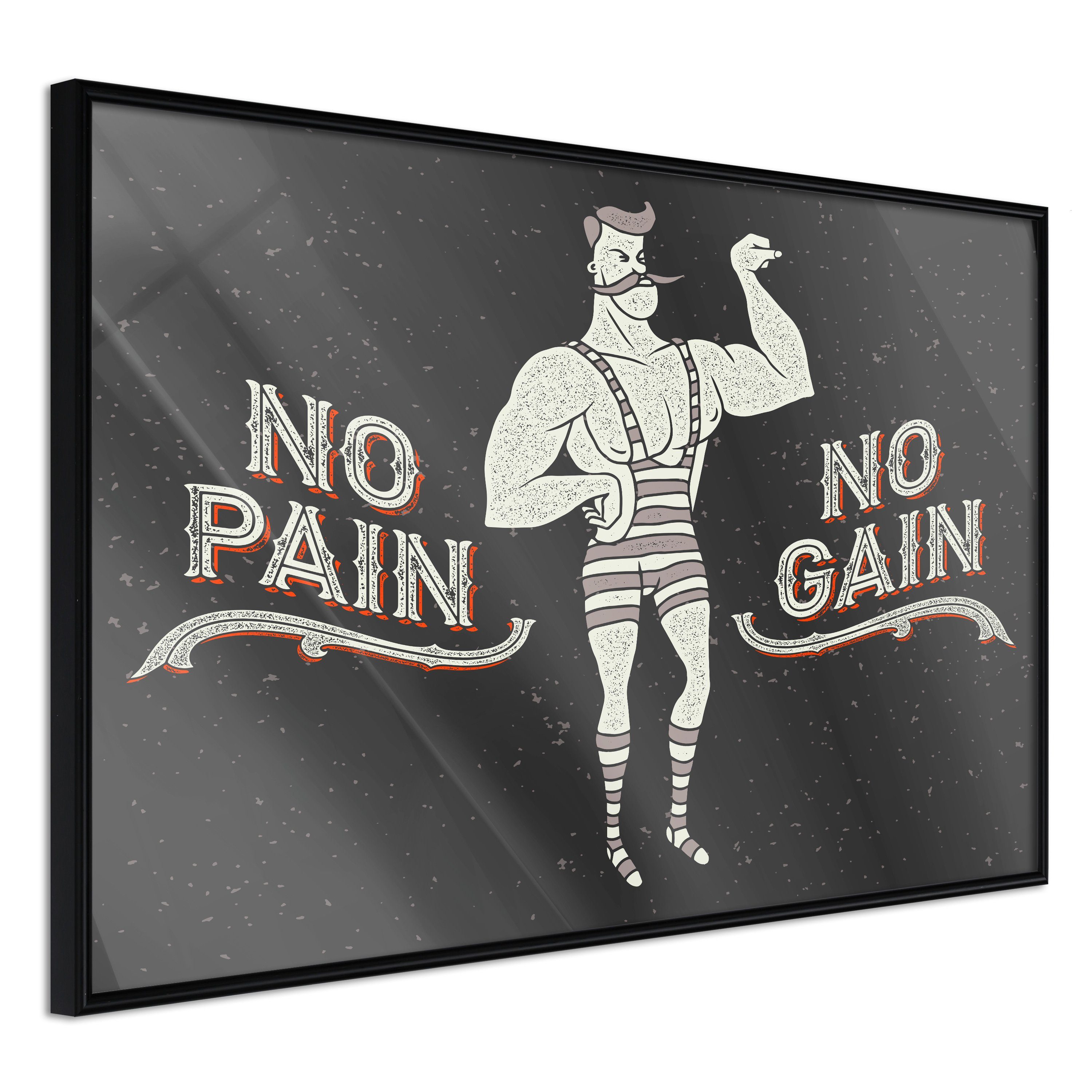 Artgeist Poster No Pain No Gain []