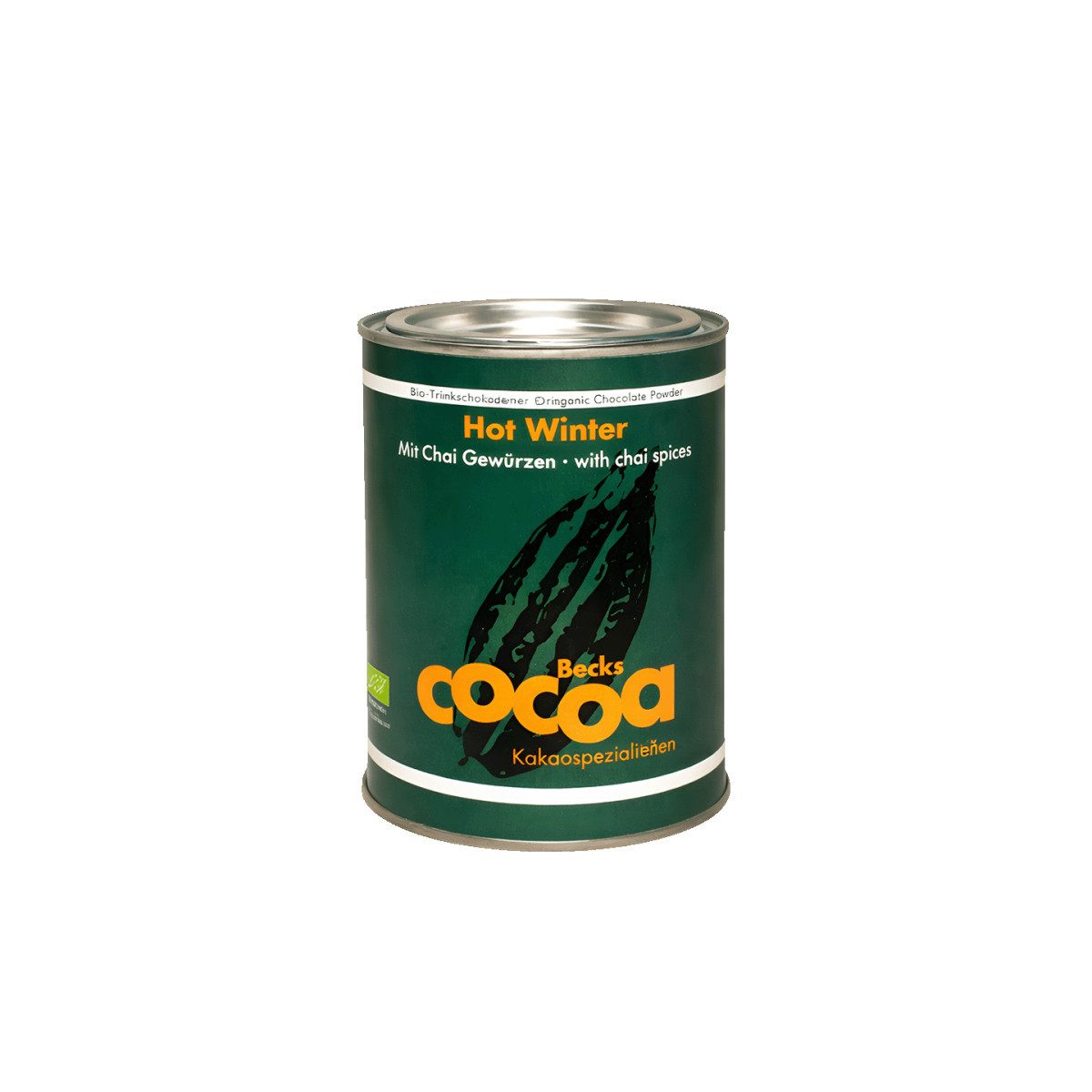 Becks Cocoa Schokolade Bio-Schokoladengetränkepulver Becks Cacao Hot Winter mit Gewürzen, 250