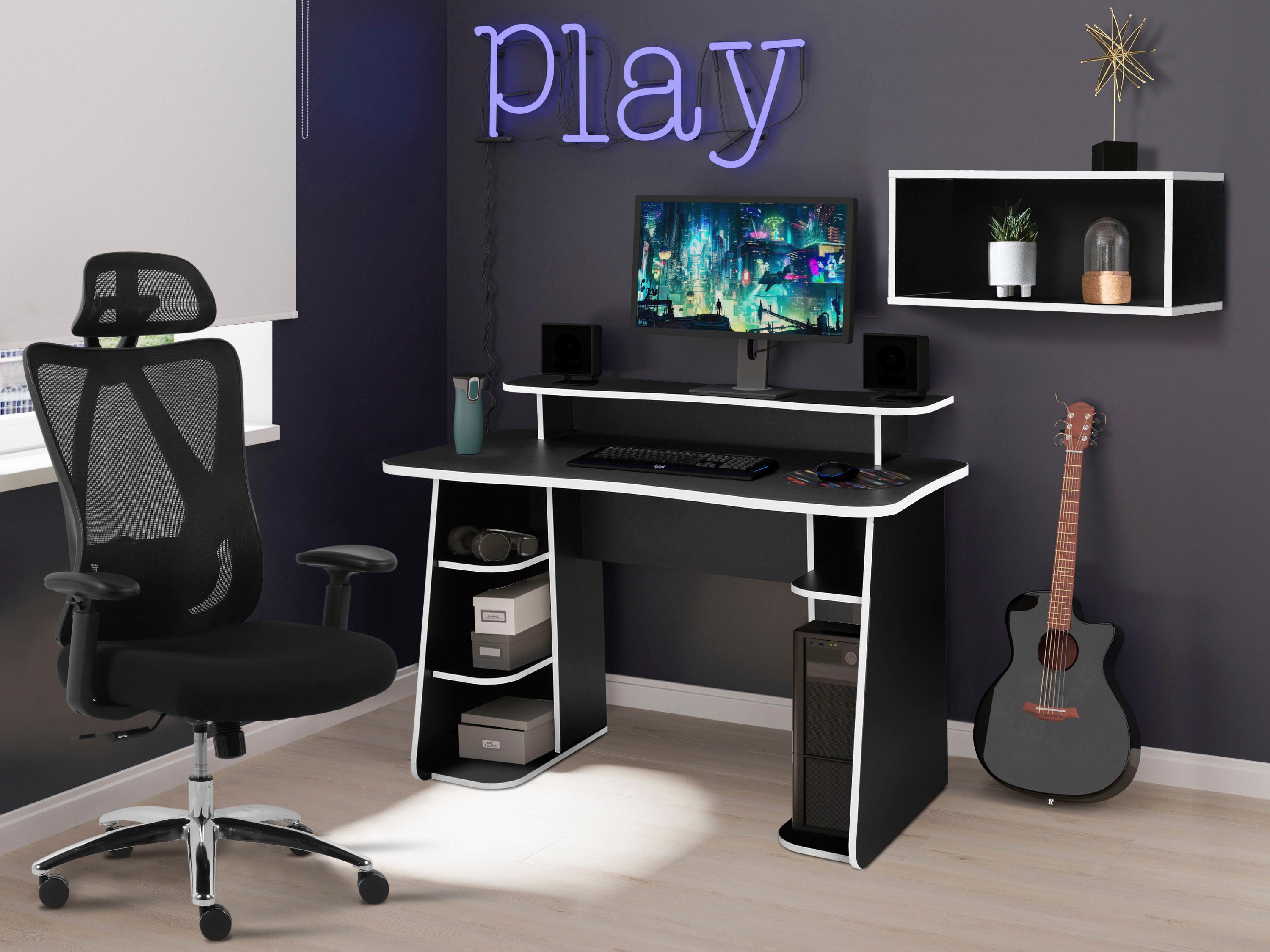 INOSIGN Gamingtisch GAME, Computertisch, Schreibtisch, Towerfach, günstig online kaufen