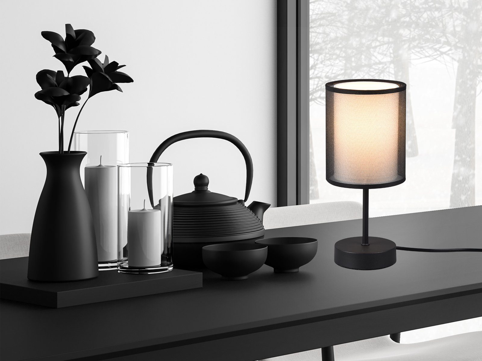 TRIO Leuchten LED Nachttischlampe, Dimmfunktion, LED günstig online kaufen