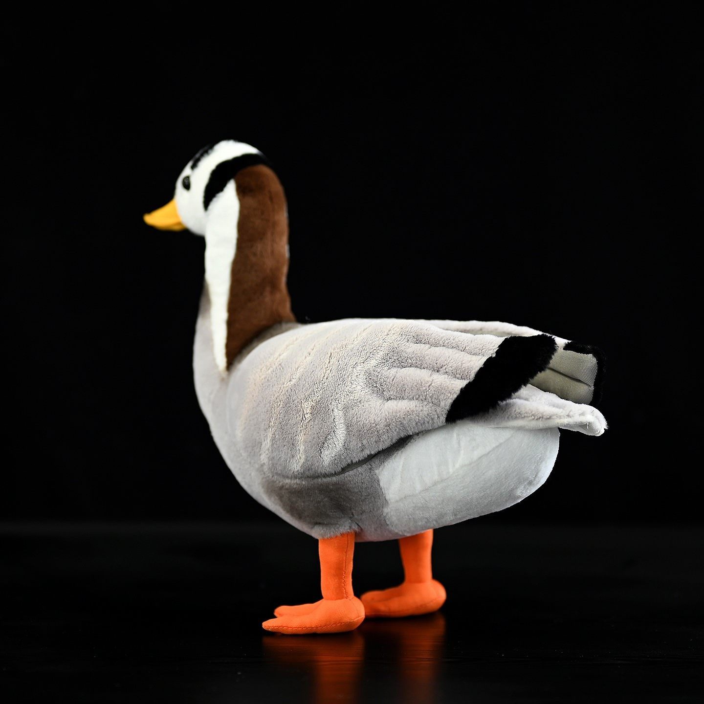 Tinisu Plüschfigur Gans Kuscheltier 32 cm – Realistisches Plüschtier Weißkopf-Gans Vogel
