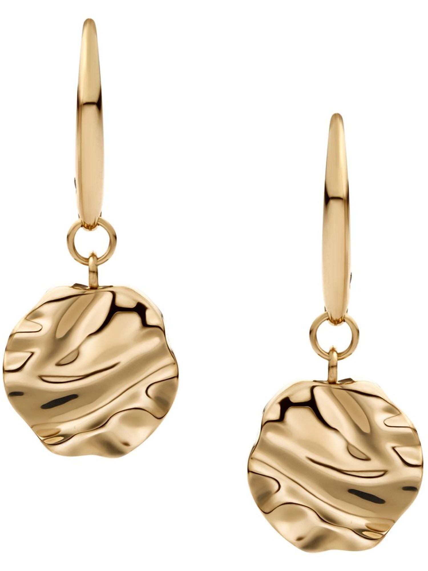 SKAGEN Paar Ohrstecker SKJ1883710, Skagen SKJ1883710 Damen Einhänger MODERNE STAK Edelstahl Gold