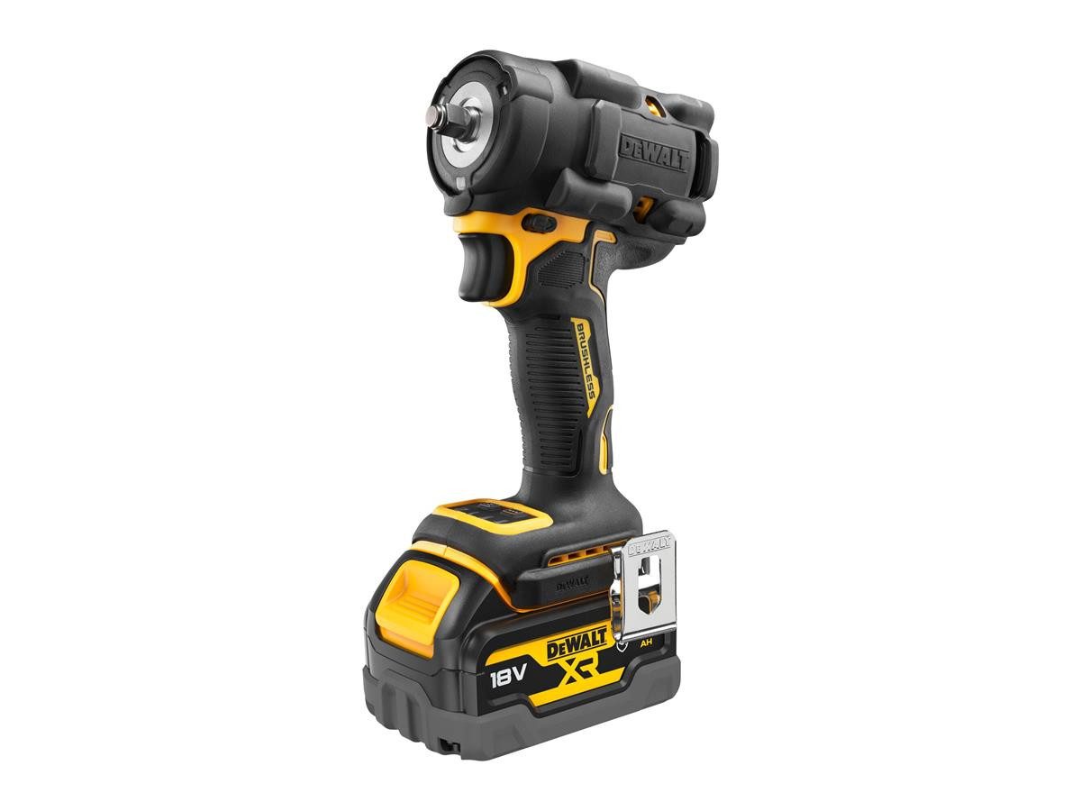 DeWalt Akku-Schlagschrauber 3/8",18V / 5Ah, 2500 U/min, 360 Nm, (Set), mit 3/8" Aufnahme und bis zu 406 Nm Lösemoment