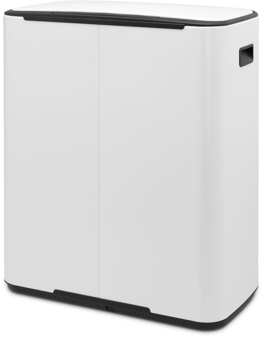 Brabantia Mülleimer Bo Treteimer, 60L, sanft schließender Deckel, mit leichter Pedalbedienung